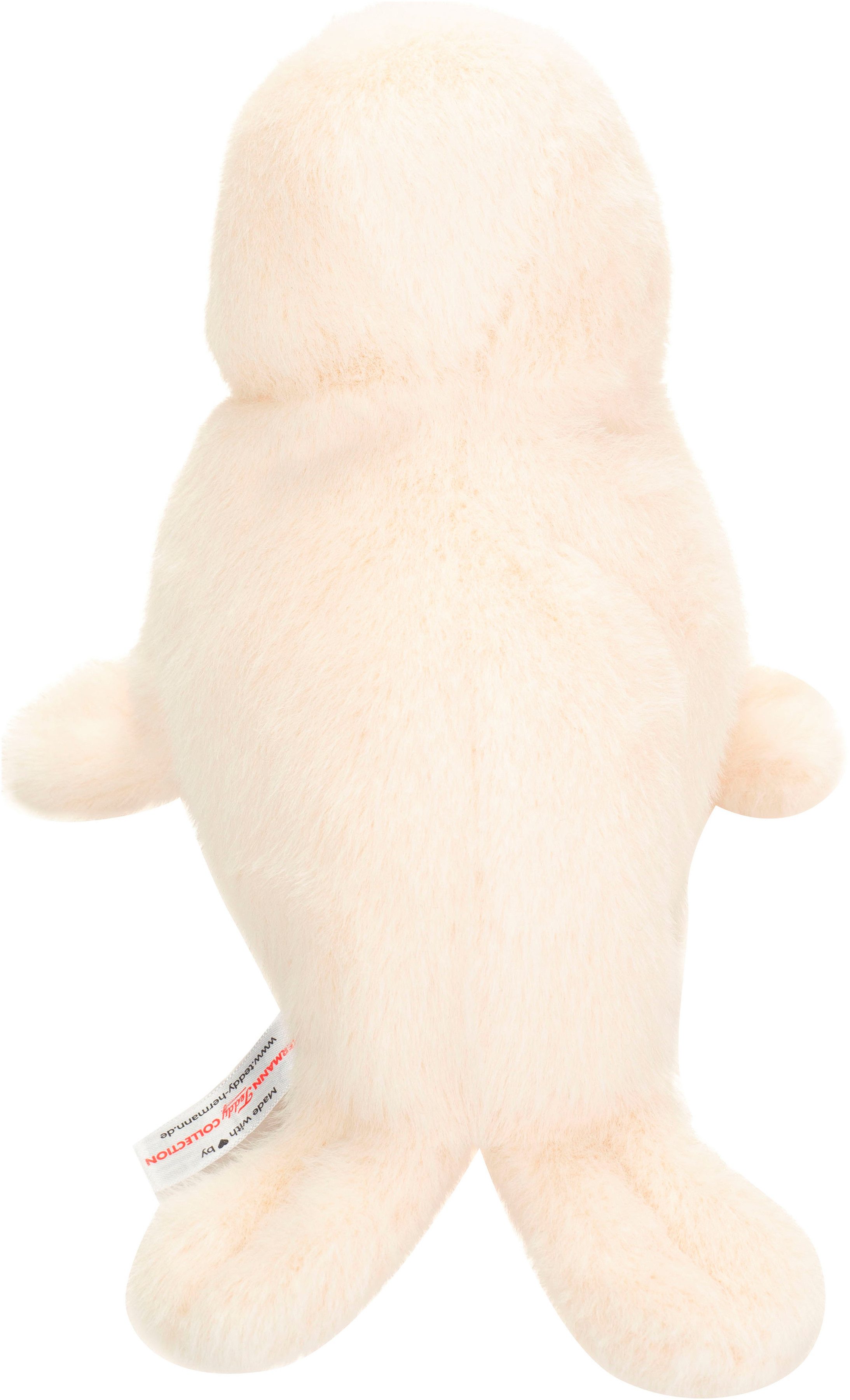Teddy Hermann® Kuscheltier Robbe, weiß, 25 cm, zum Teil aus recyceltem Material