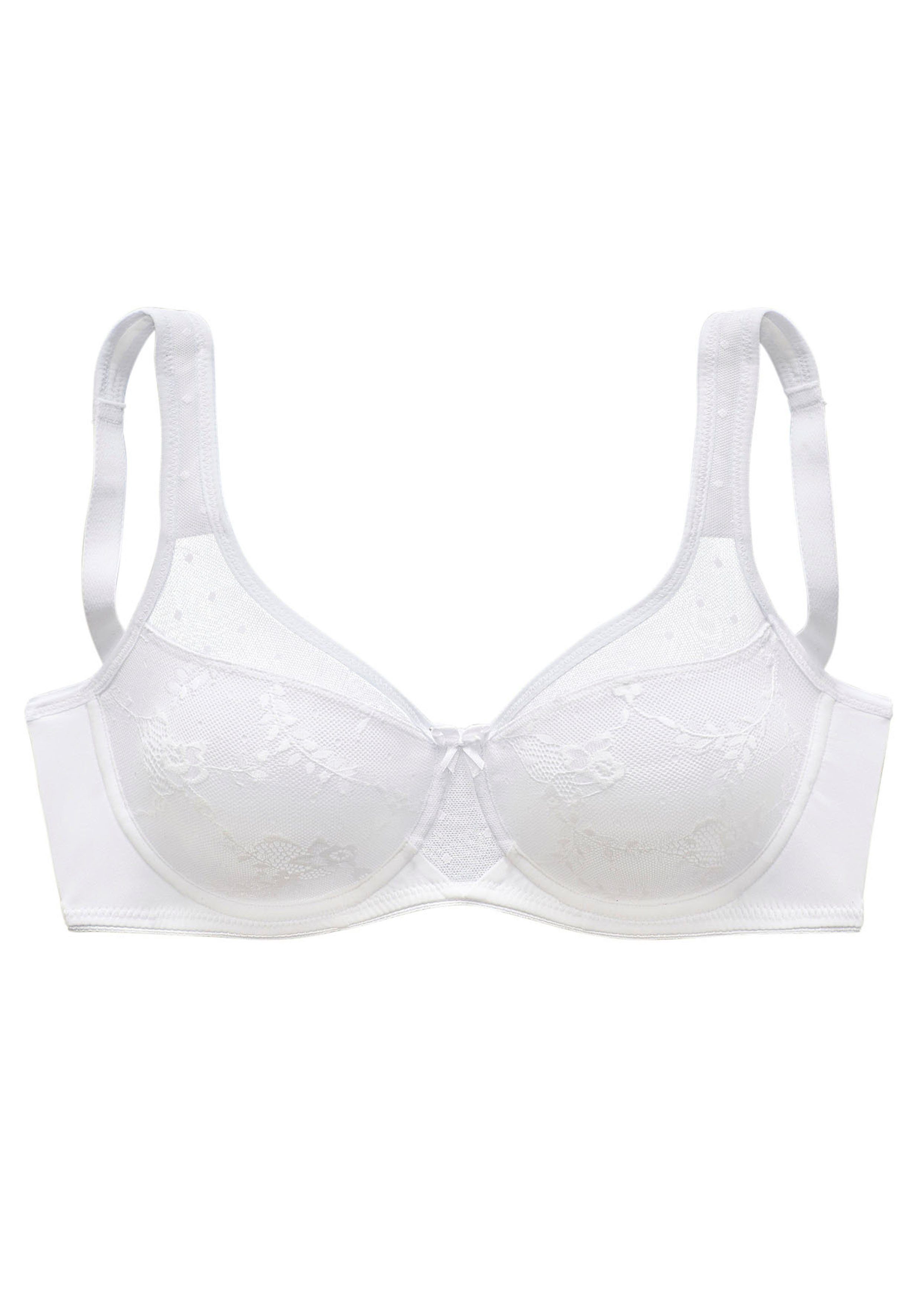 Nuance by Lascana Minimizer-BH mit Bügel, gemoldet mit floraler Spitze – ideal für große Größen – Bild 2 von 5