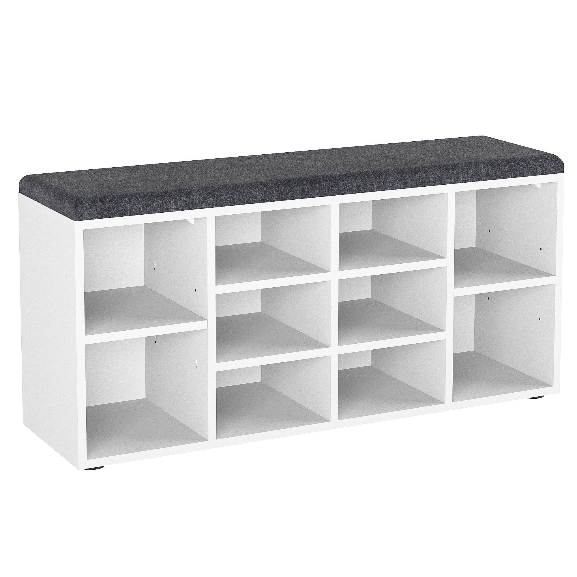 KOMTO Schuhbank Schuhregal Schuhschrank mit Sitzbank Bank Stauraum Garderob günstig online kaufen