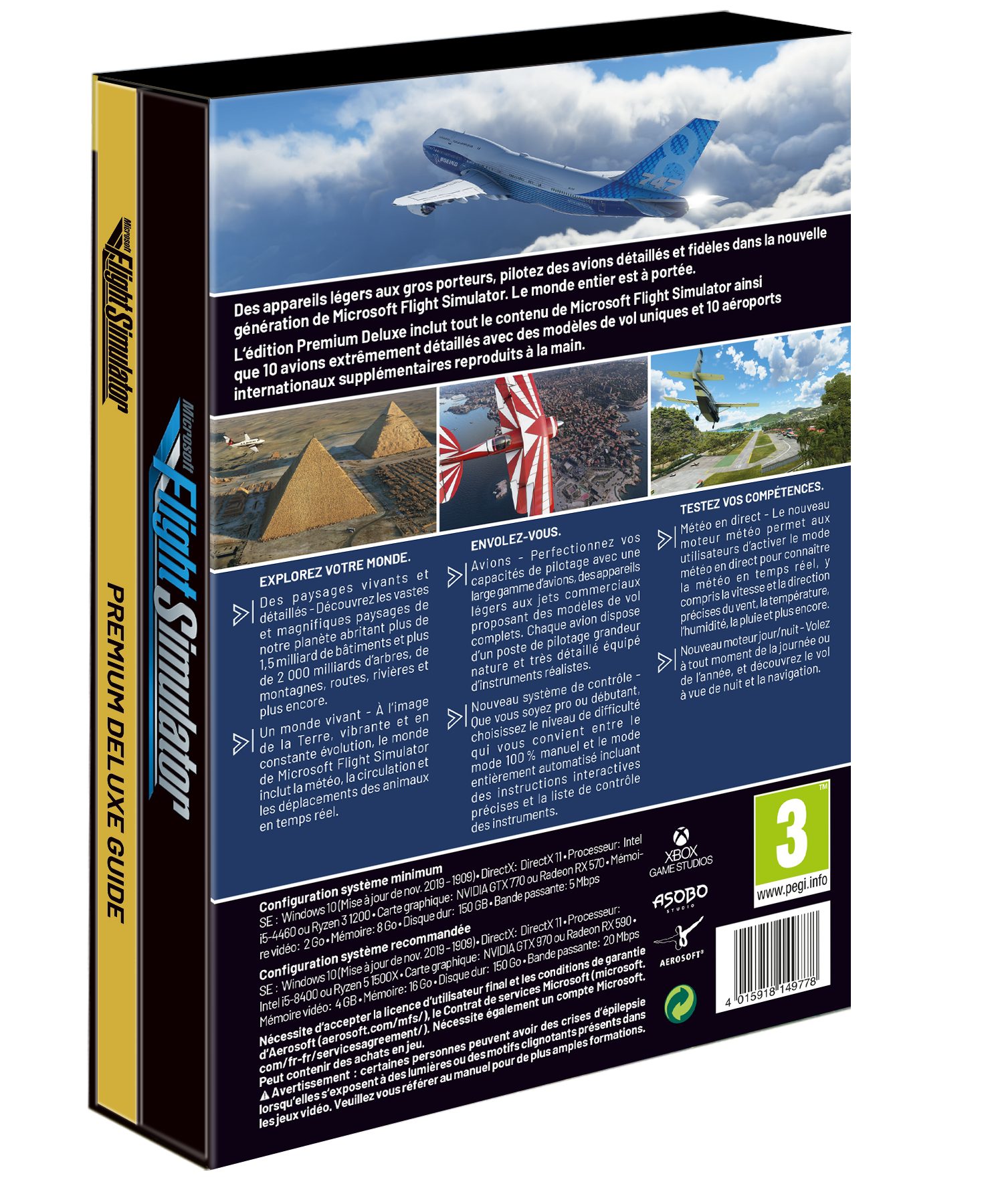 Microsoft Flight Simulator 2020 Premium Deluxe Edition, Französische Box (FR) – Mehrsprachig spielbar