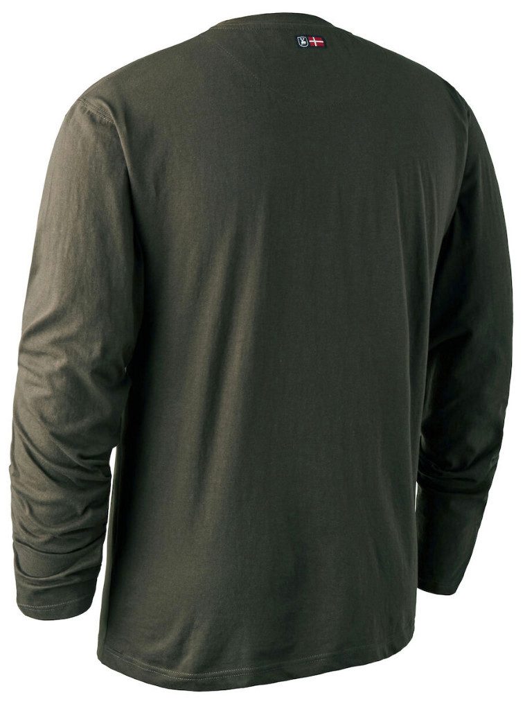 Deerhunter Outdoorhemd DEERHUNTER Logo T-Shirt mit langen Ärmeln 2XL