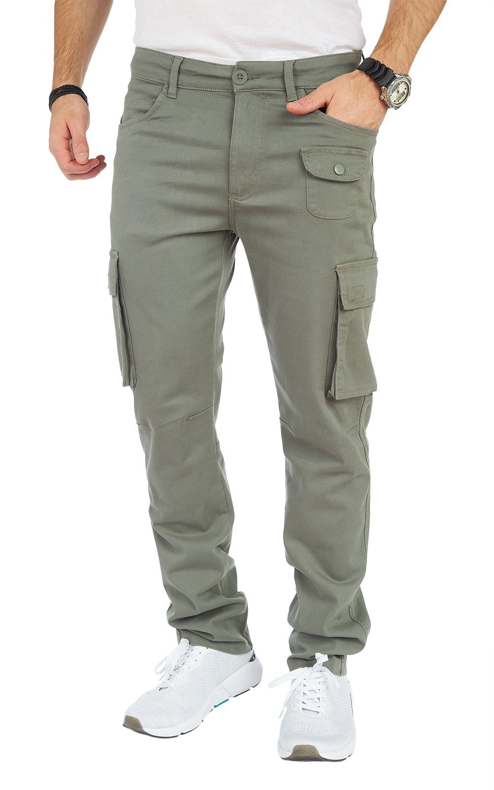 Styleko Cargohose 8012 Styleko Cargohose Herren Cargohose männer Cargohose Chino Hose