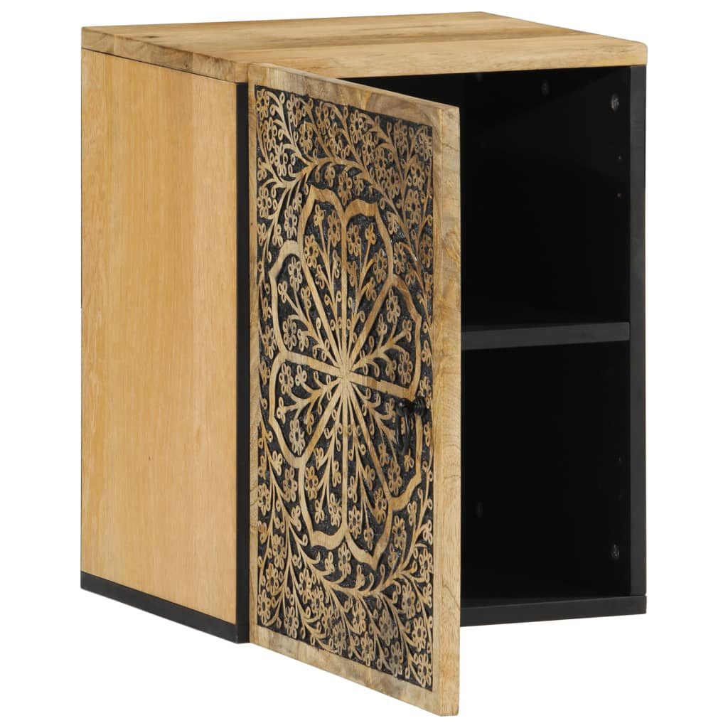vidaXL Unterschrank Bad-Wandschrank 38x33x48 cm Massivholz