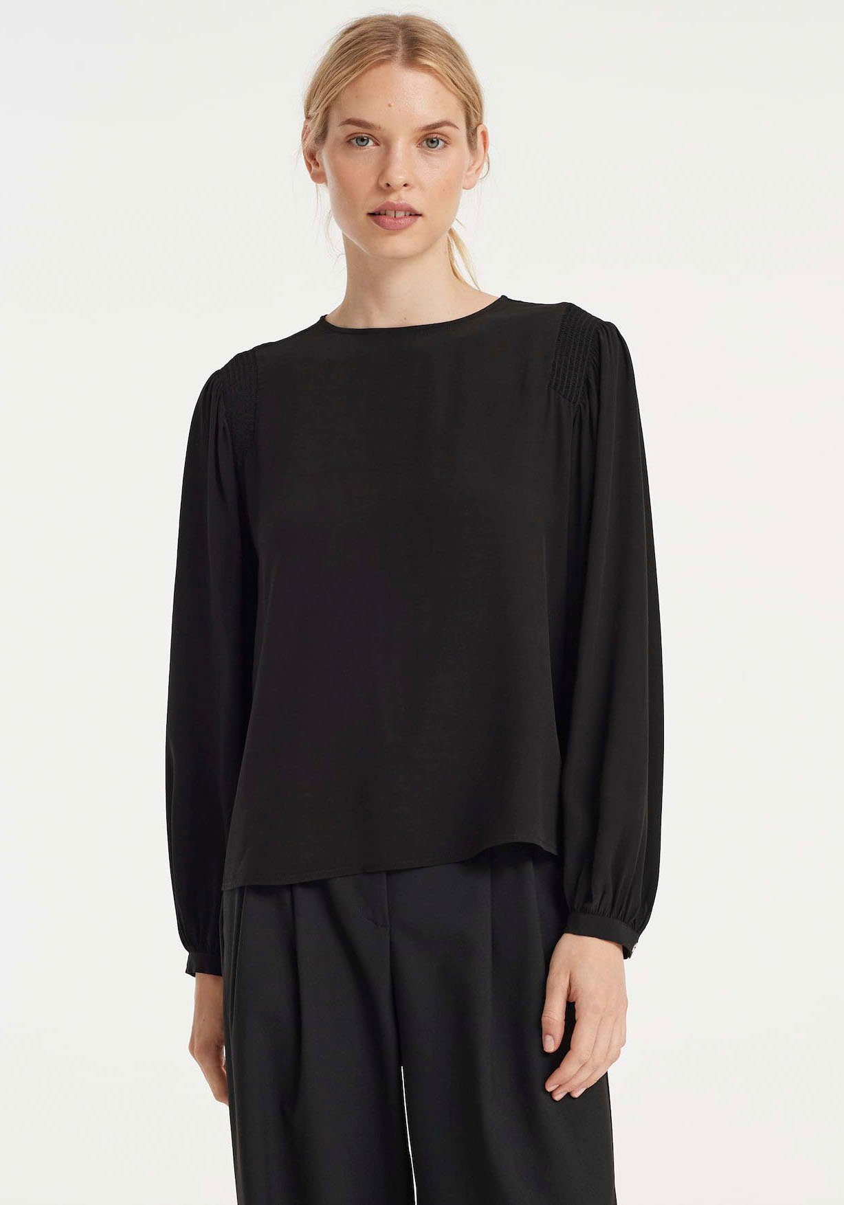 OPUS Langarmbluse in schlichtem Design, Damen Bluse von OPUS online kaufen  | OTTO