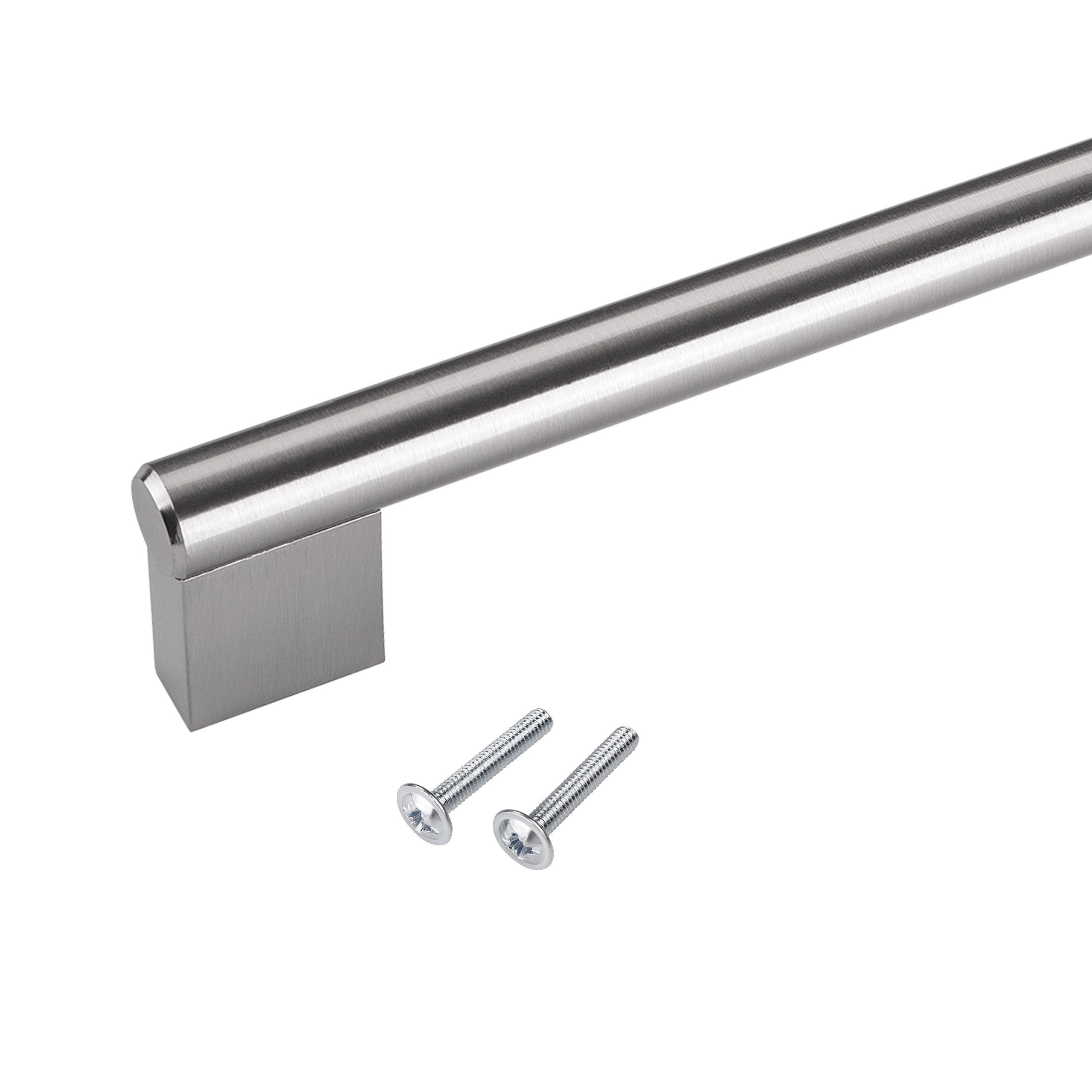 SO-TECH® Möbelgriff Stangengriff G4, Edelstahloptik Ø 14 mm, BA 192 - 1092 mm (1-St), Lochabstand 192 mm, Länge 209 mm - inkl. Schrauben