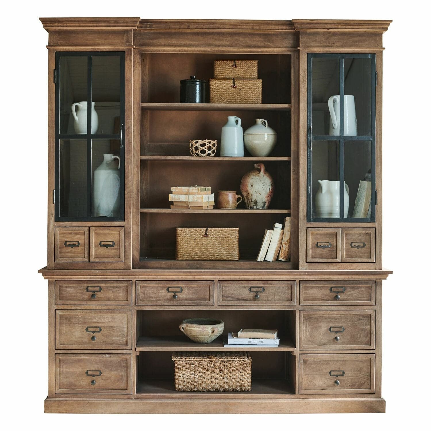 Mirabeau Mehrzweckschrank Schrank Horsens braun