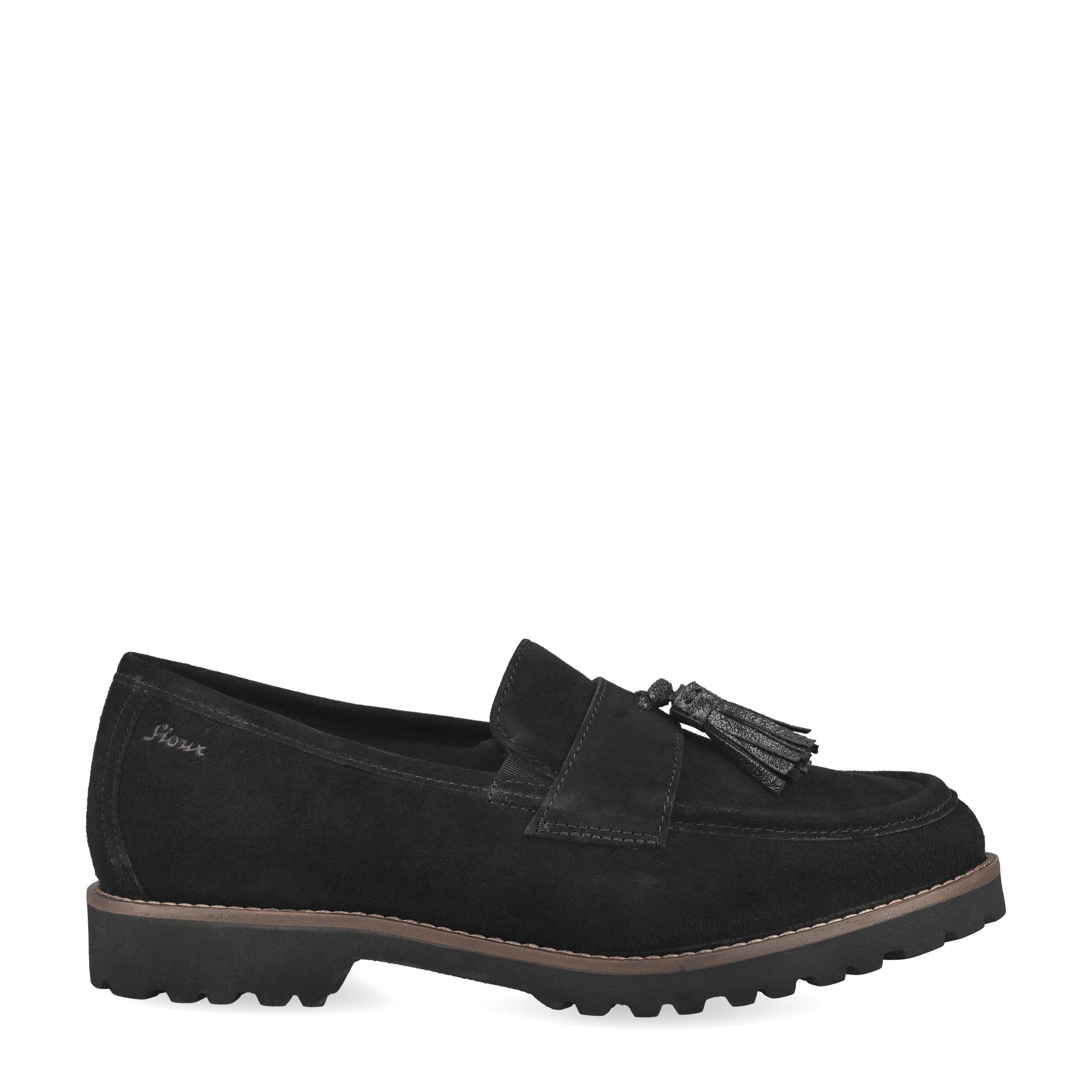 SIOUX Sioux 42201 MEREDITH-758, Slipper & Mokassin, Schwarz, Damen Slipper