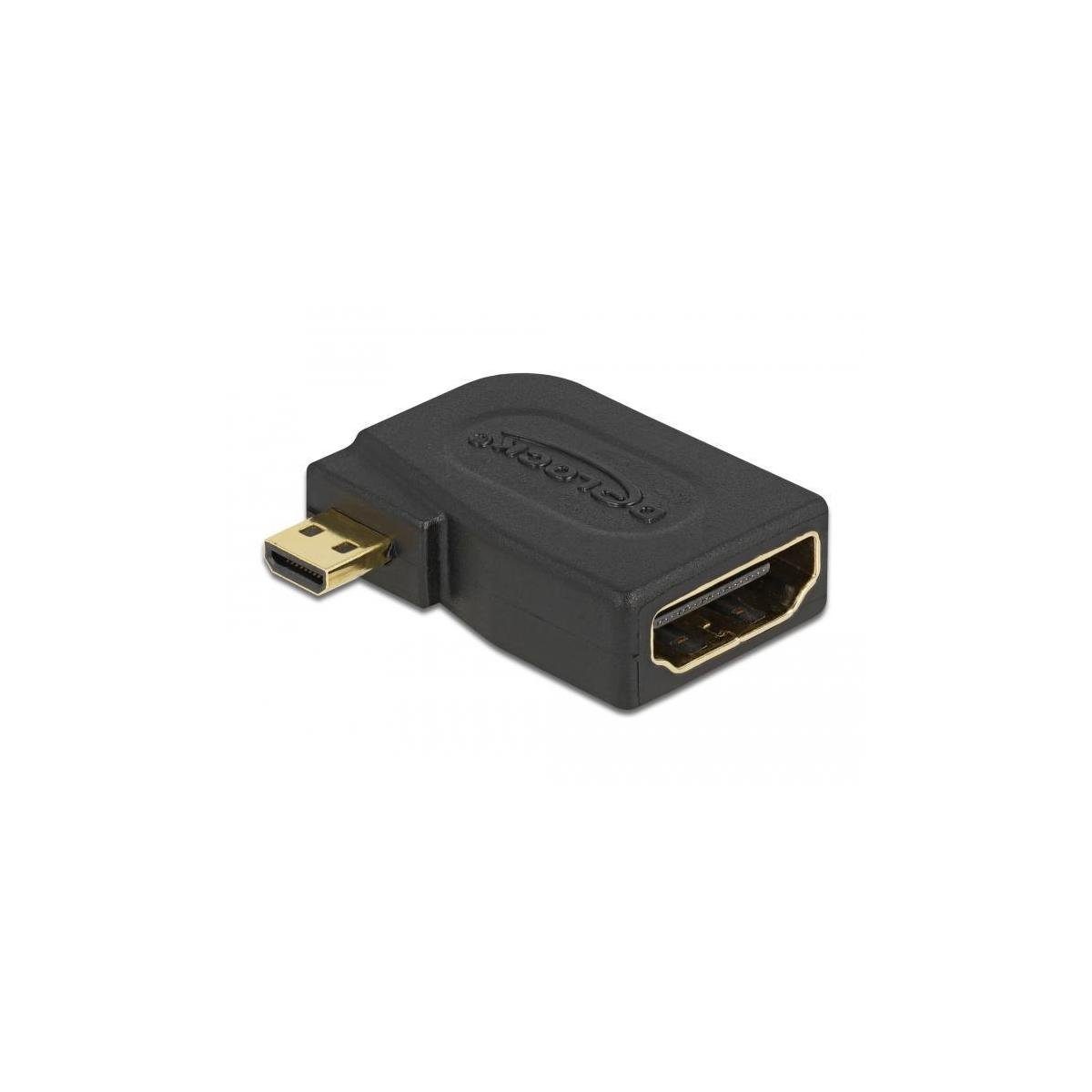 Delock Adapter High Speed HDMI with Ethernet - micro D Stecker... Computer-Kabel, HDMI micro D, HDMI