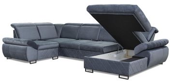 JVmoebel Ecksofa Ecksofa Couch Möbel Neu Wohnlandschaft U Form, Made in Europe