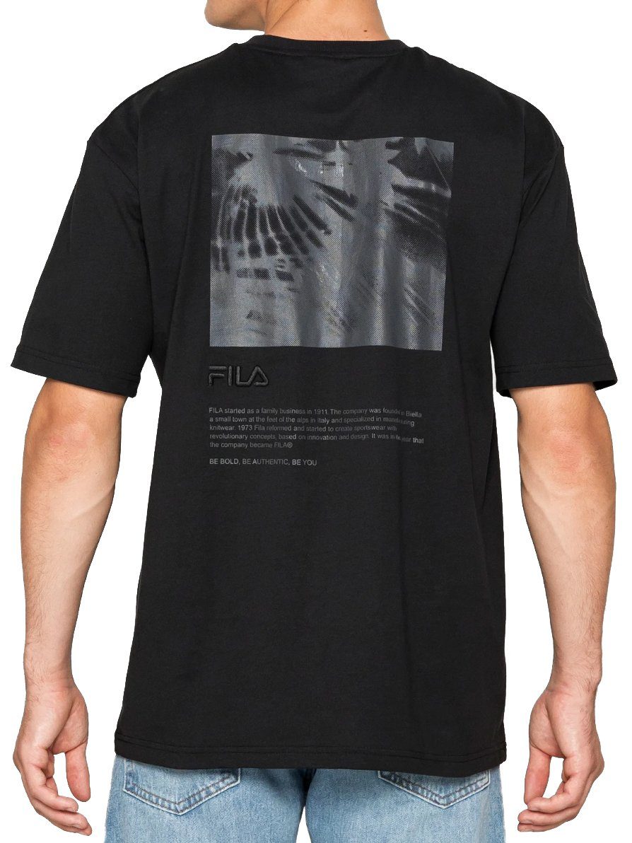 Print Shirt Regular Fit Boxy Fila Logo Tee Rundhalsshirt Tivosec -