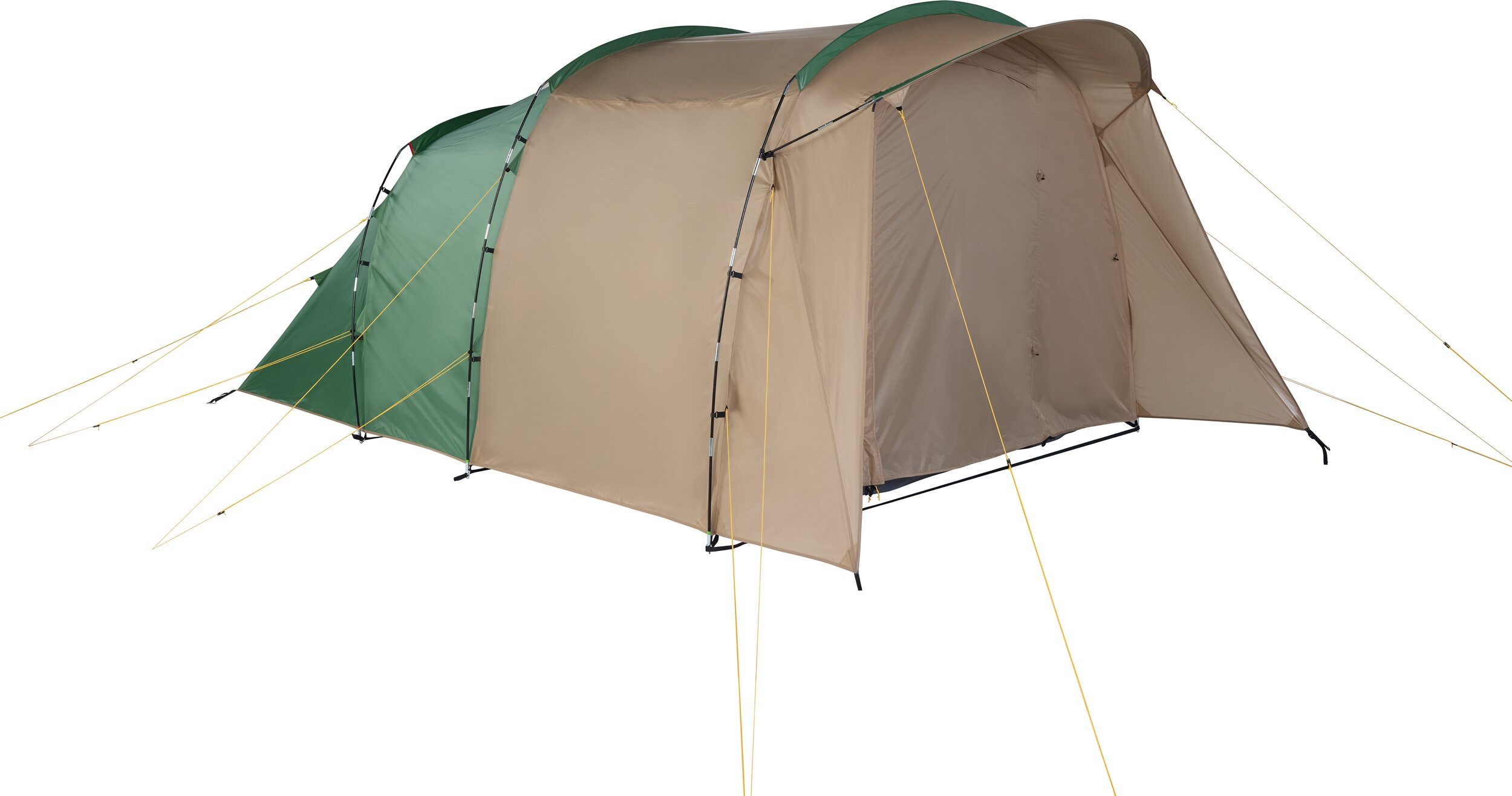 McKINLEY Igluzelt Familien-Zelt Guinea 40.4 SW BROWN LIGHT/GREEN/YE
