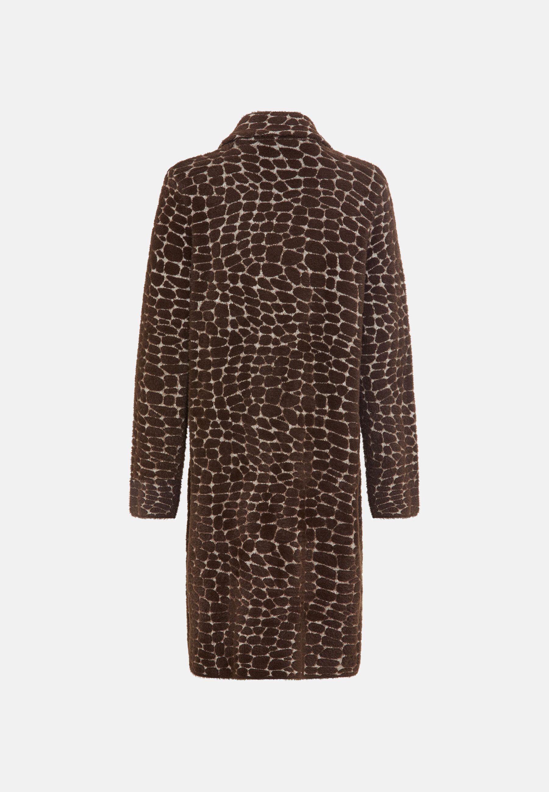 Olsen Cardigan mit Jacquard-Muster