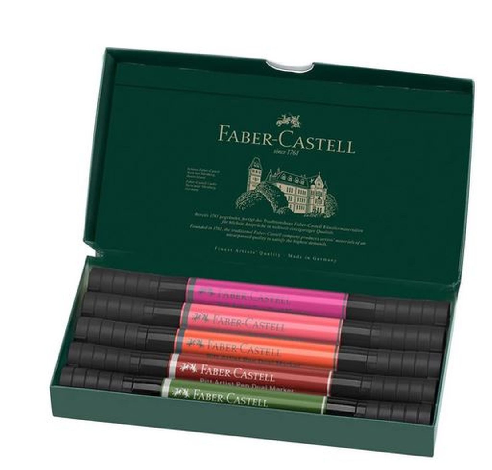 Faber-Castell Künstlerstift Pitt Artist Pen Dual Marker, (5-tlg), verschiedene Varianten