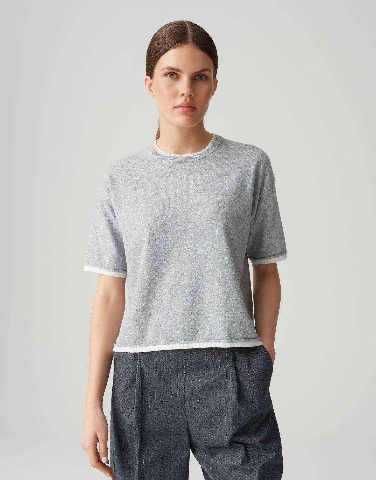 OPUS Strickpullover PINNI im Layering Look günstig online kaufen