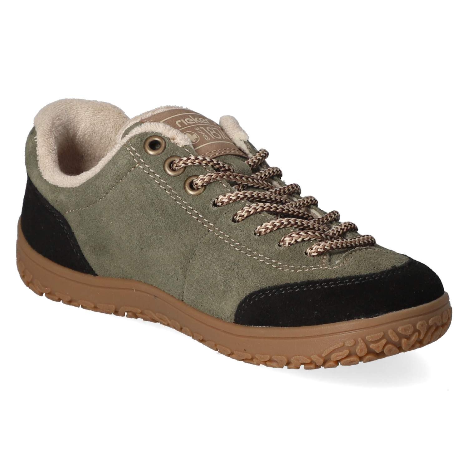 Rieker Rieker Sneaker Low 52303-54 Damen Rauleder green Schnürschuh – Bild 5 von 5