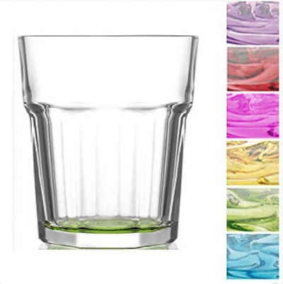 LAV Gläser-Set Caipirinha Gläser als 6-teiliges Retro Set / Cocktailglas / 250 ml