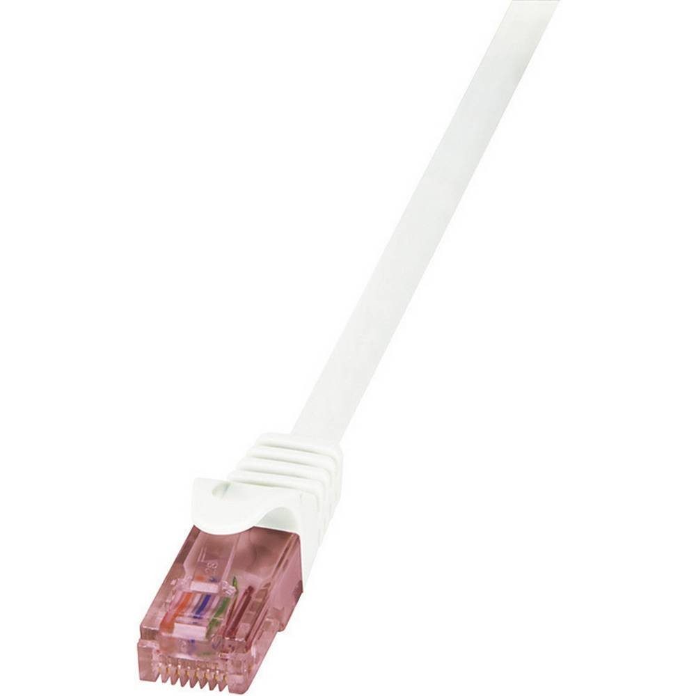LogiLink Netzwerkkabel CAT 6 U/UTP 2 m LAN-Kabel, (2.00 cm)