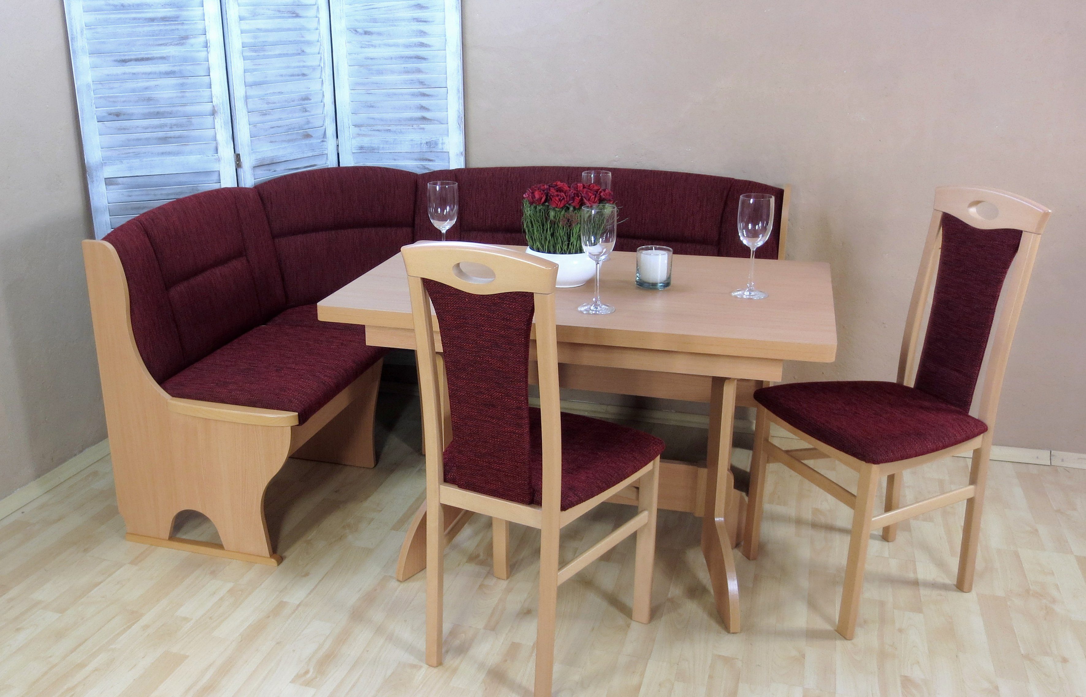 Home affaire Eckbankgruppe Madrid, (Set, 4-tlg), Schenkel wechselbar