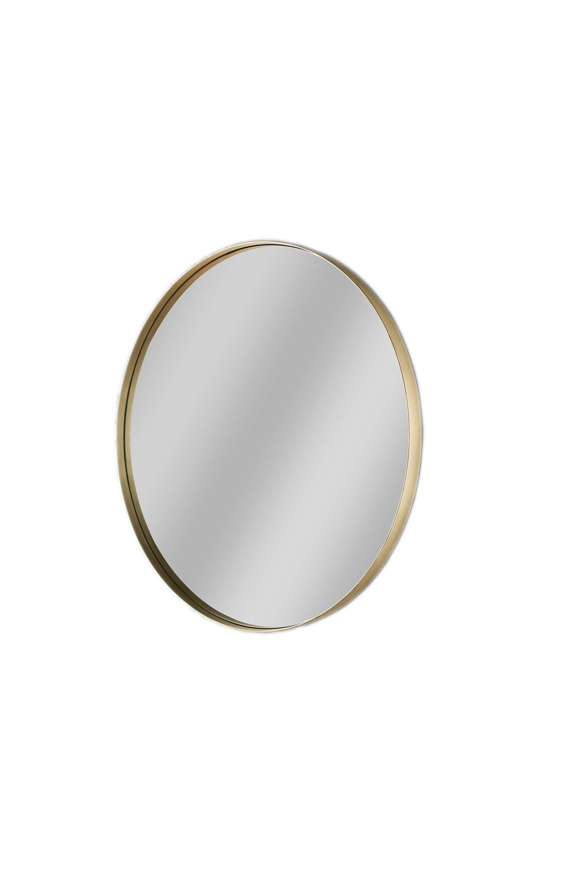 More2Home Wandspiegel Spiegel ROUND Gold S, Rahmen Stahl vintage gold, rund ca. 60 cm