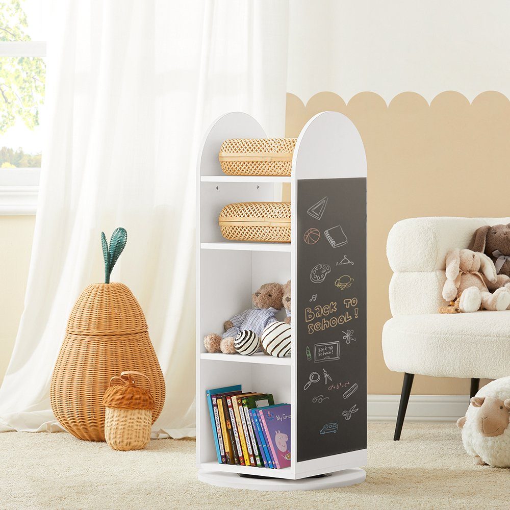 Ornestia Kinder Bücherregal - Niedliches Wolken-Design Fürs Kinderzimmer