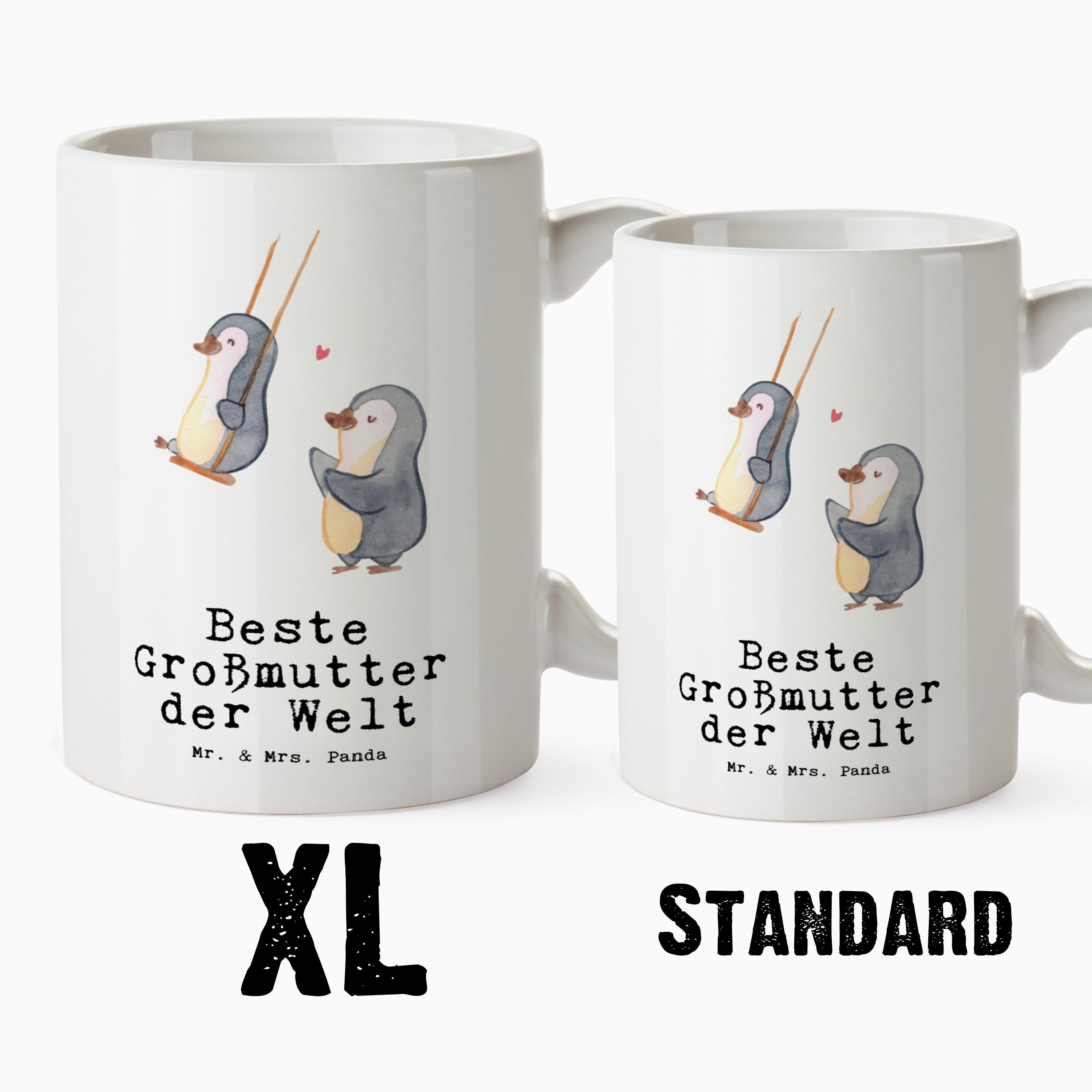 Mr. Keramik XL - XL Panda Weiß Beste O, Tasse, & Großmutter Geschenk, Welt für, Tasse Pinguin - der Tasse Mrs.
