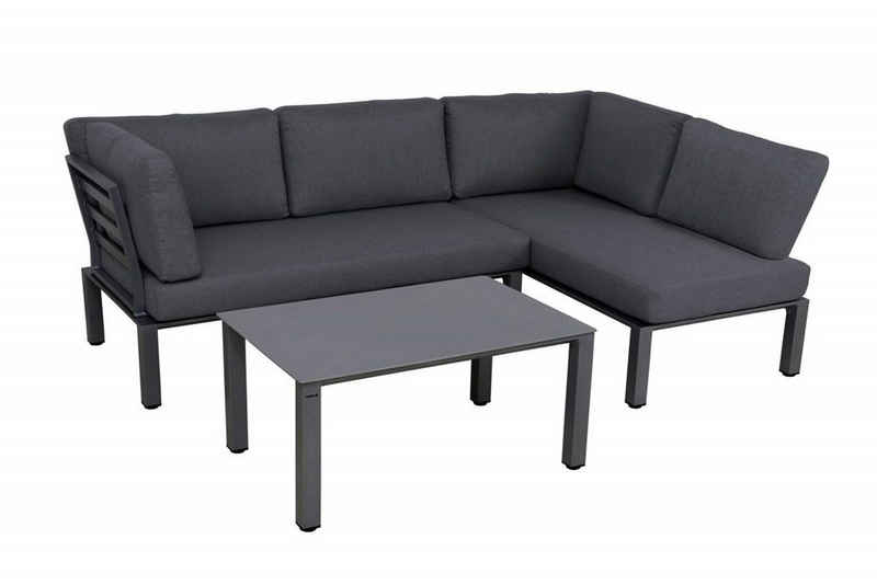 MWH Gartenlounge-Set elGiga, MWH Lounge-Set Widoo wetterfestes Gartenmöbelset aus Aluminiu