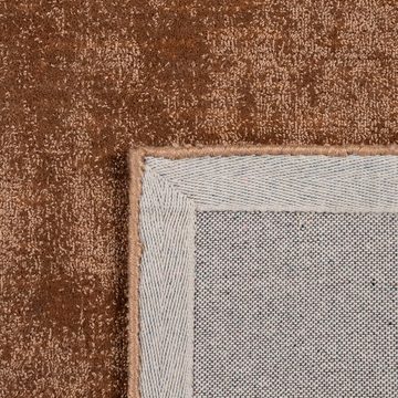 Teppich Randers 578, Paco Home, rechteckig, Höhe: 14 mm, Kurzflor, Handweb Teppich, Uni-Farben, handgewebt