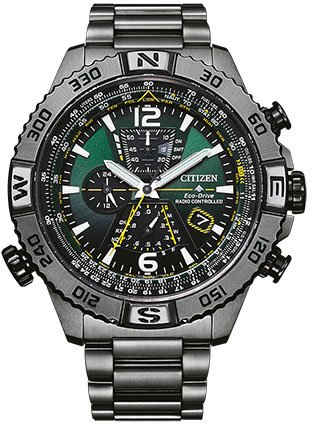 Citizen Funkchronograph Promaster Eco-Drive Navihawk, AT8227-56X, Solar