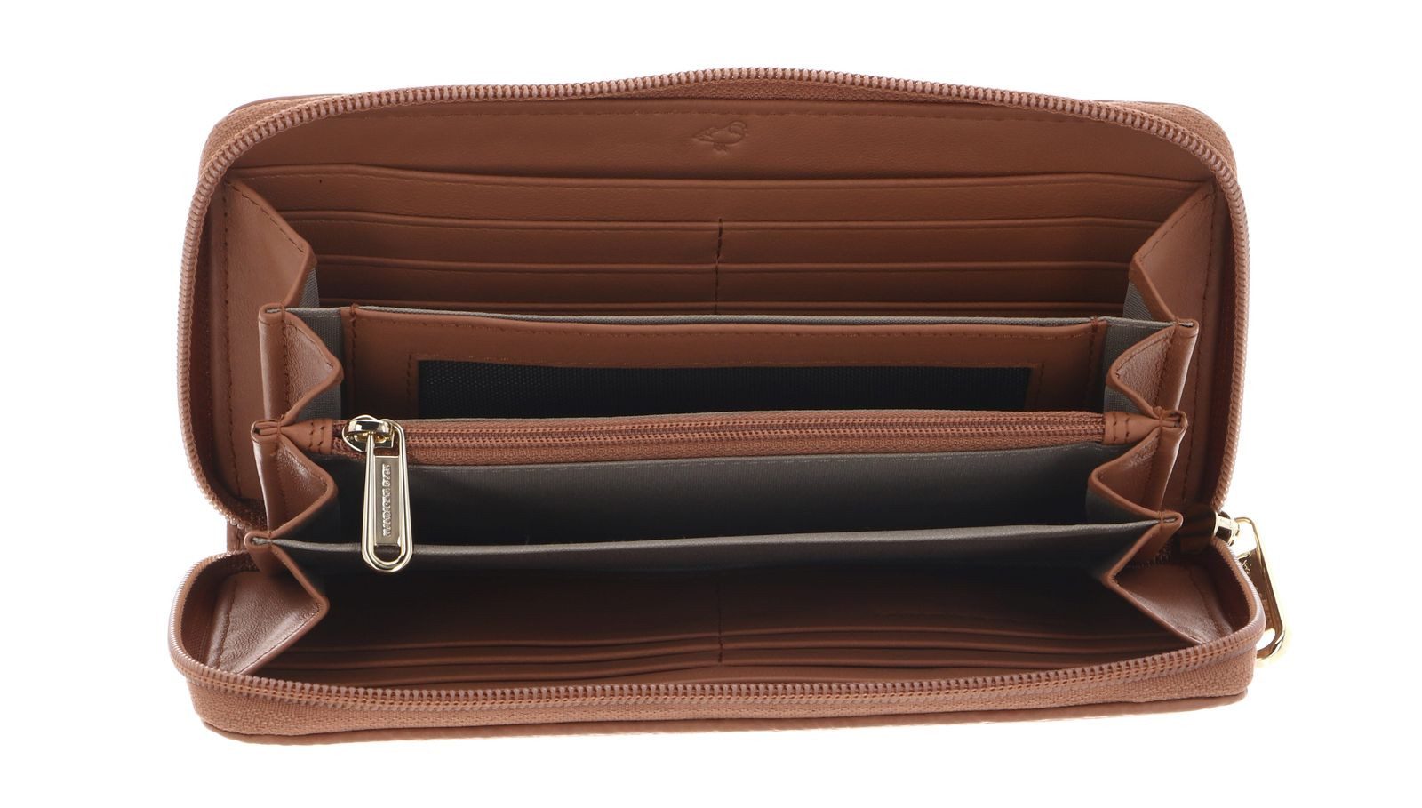 Mandarina Duck Geldbörse Zip Around Wallet, aus echtem Leder