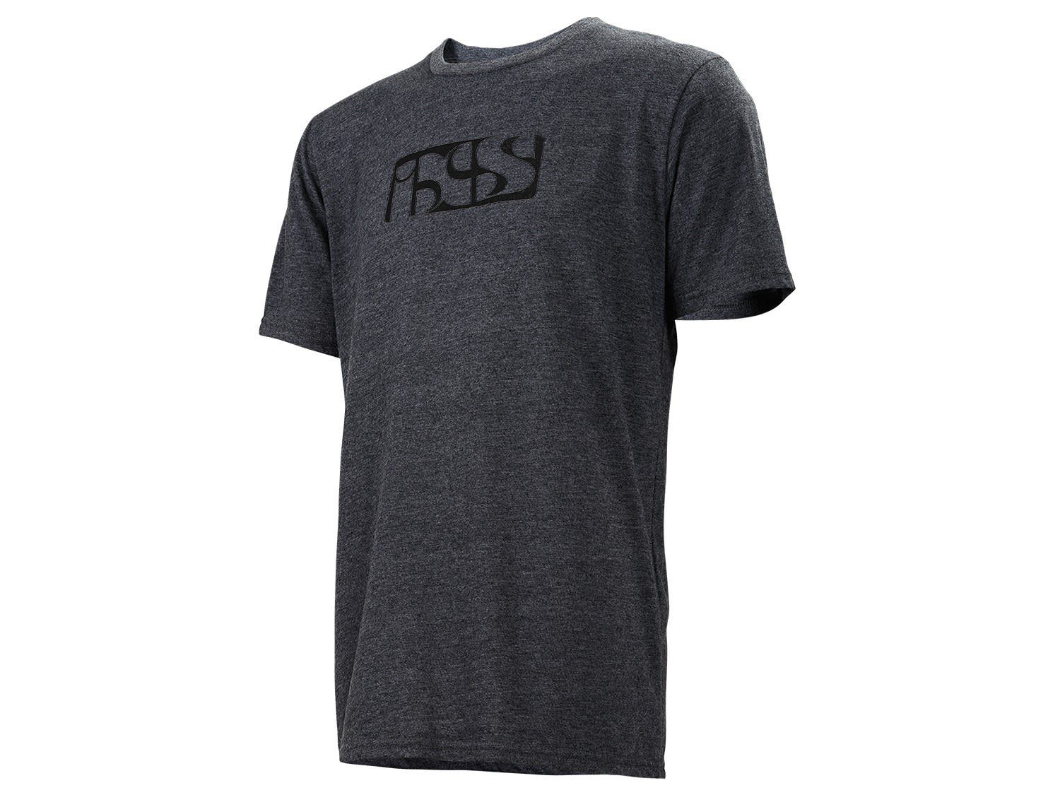 IXS T-Shirt Ixs M Brand Tee Herren Kurzarm-Shirt Antracite