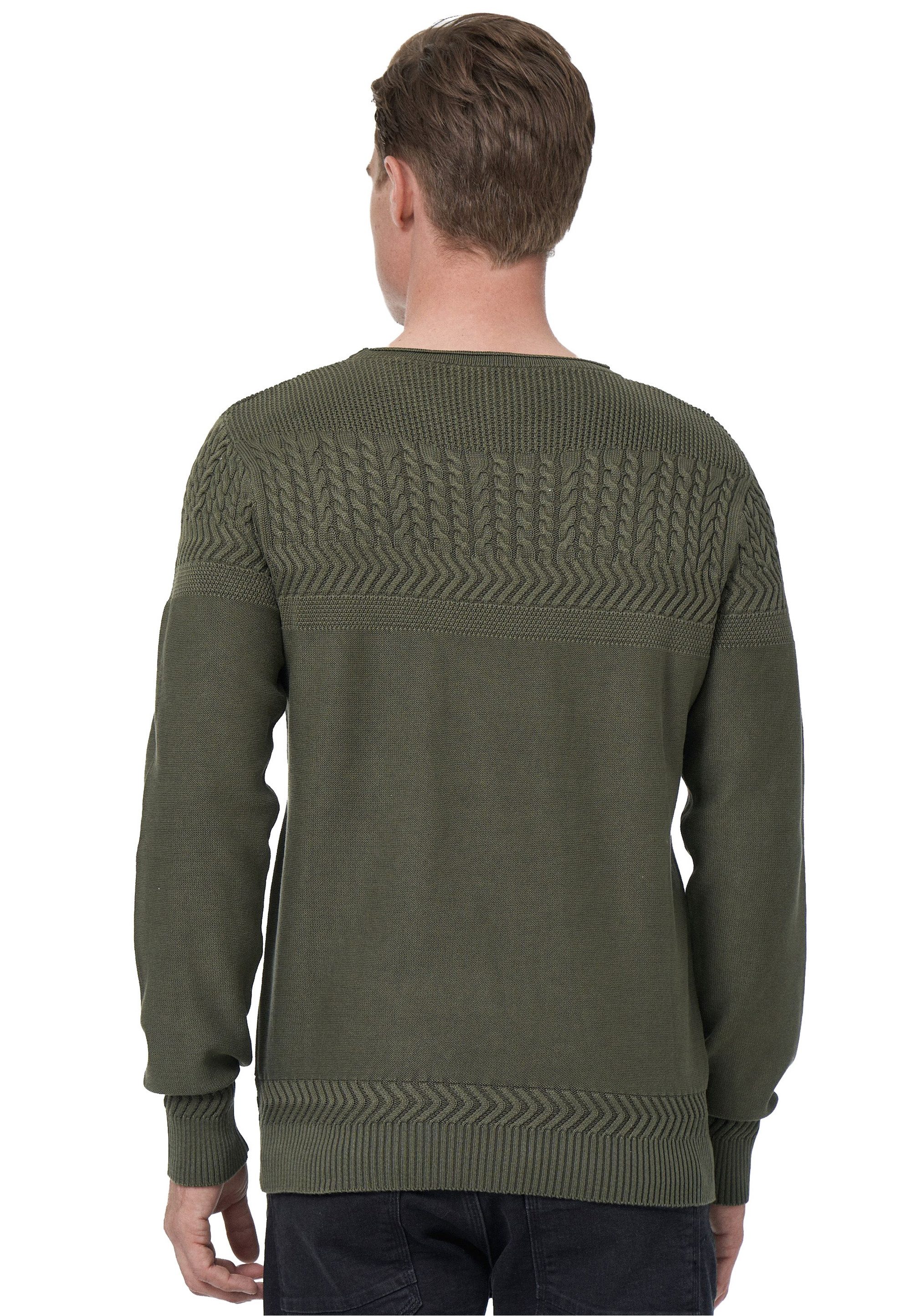 Rusty Neal Strickpullover mit aufwendigem Strickmuster