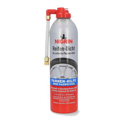 NIGRIN NIGRIN Reifendicht 500ml - Die schnelle Pannen-Hilfe (1er Pack) Auto-Reinigungsmittel