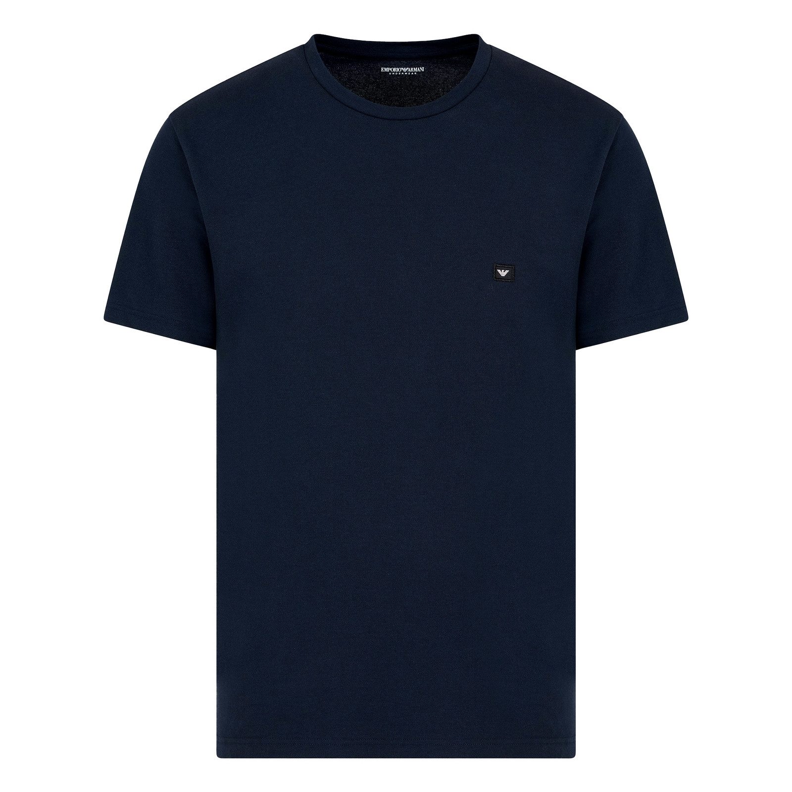 Emporio Armani Unterziehshirt T-Shirt Piquet (1-St., 1 Stück) mit Logo-Patch