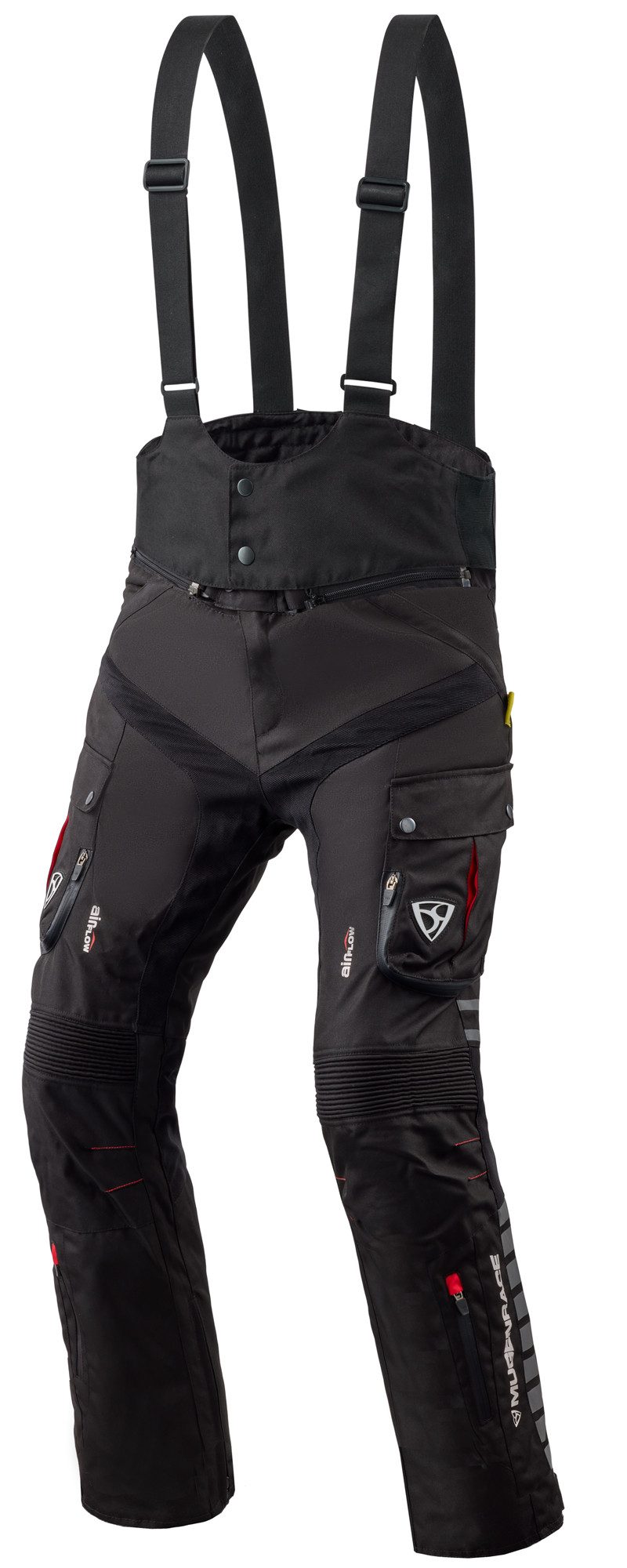 MUGENRACE Motorradhose Viaggiare-D wasserdichte Damen Motorrad Textilhose Verbindungsreißverschluss,Knieprotektoren enthalten,herausnehmbar