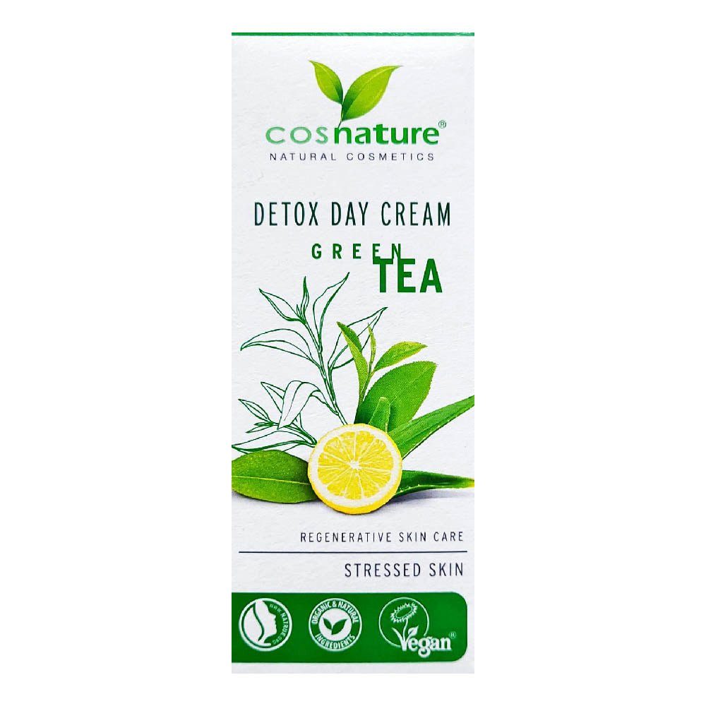 cosnature Bio Tee Tagescreme Cosnature Grüner 50 ml Detox Gesichtspflege