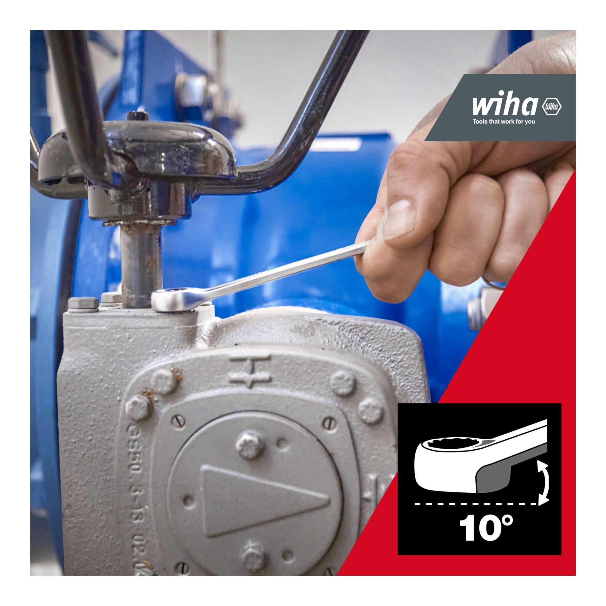 Wiha Schraube Wiha Ring-Gabelschlüssel Set 13-tlg. inkl. Halter