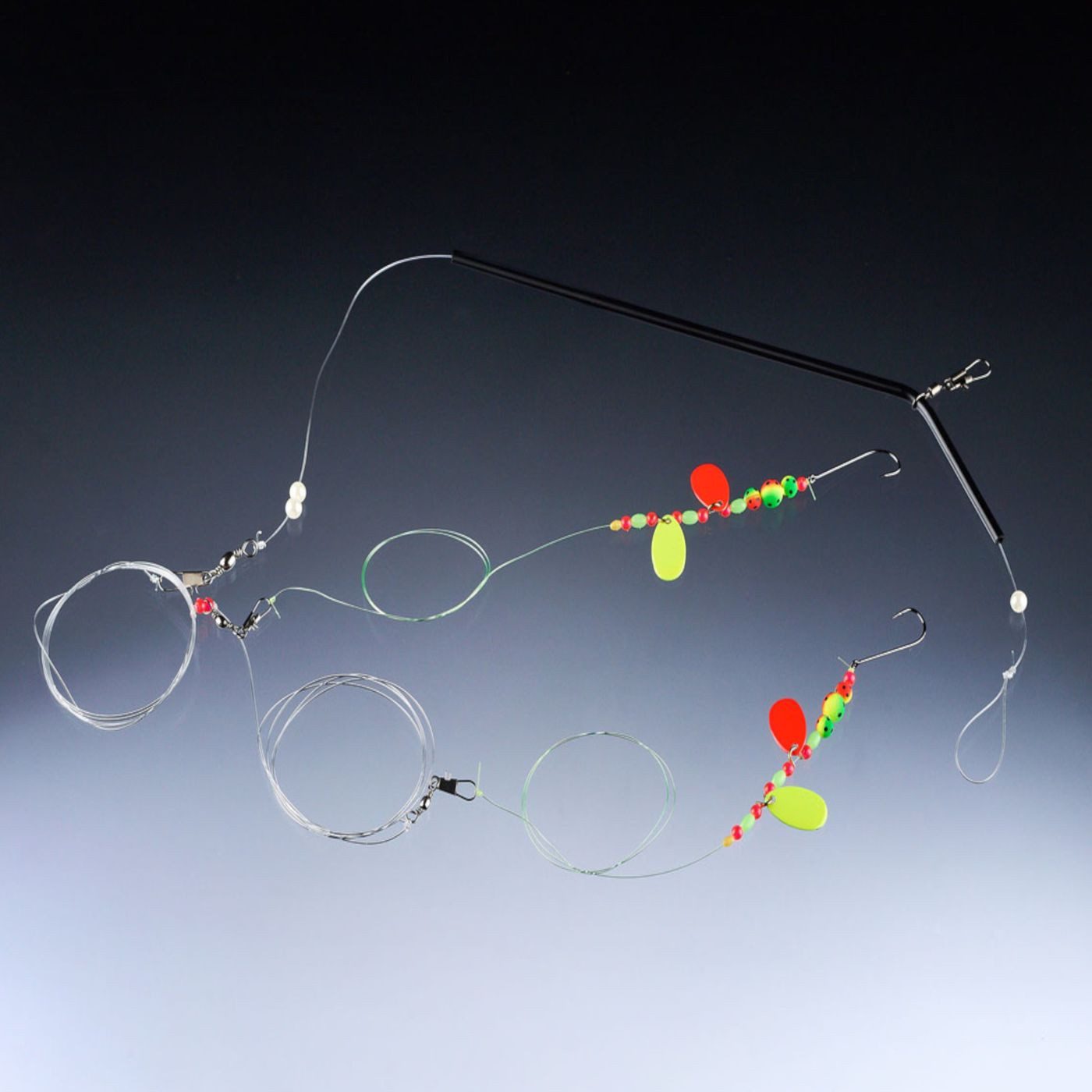Butthaken Balzer Nachläufersystem 2, 2m, 0,40/0,60mm, Hakengröße 1