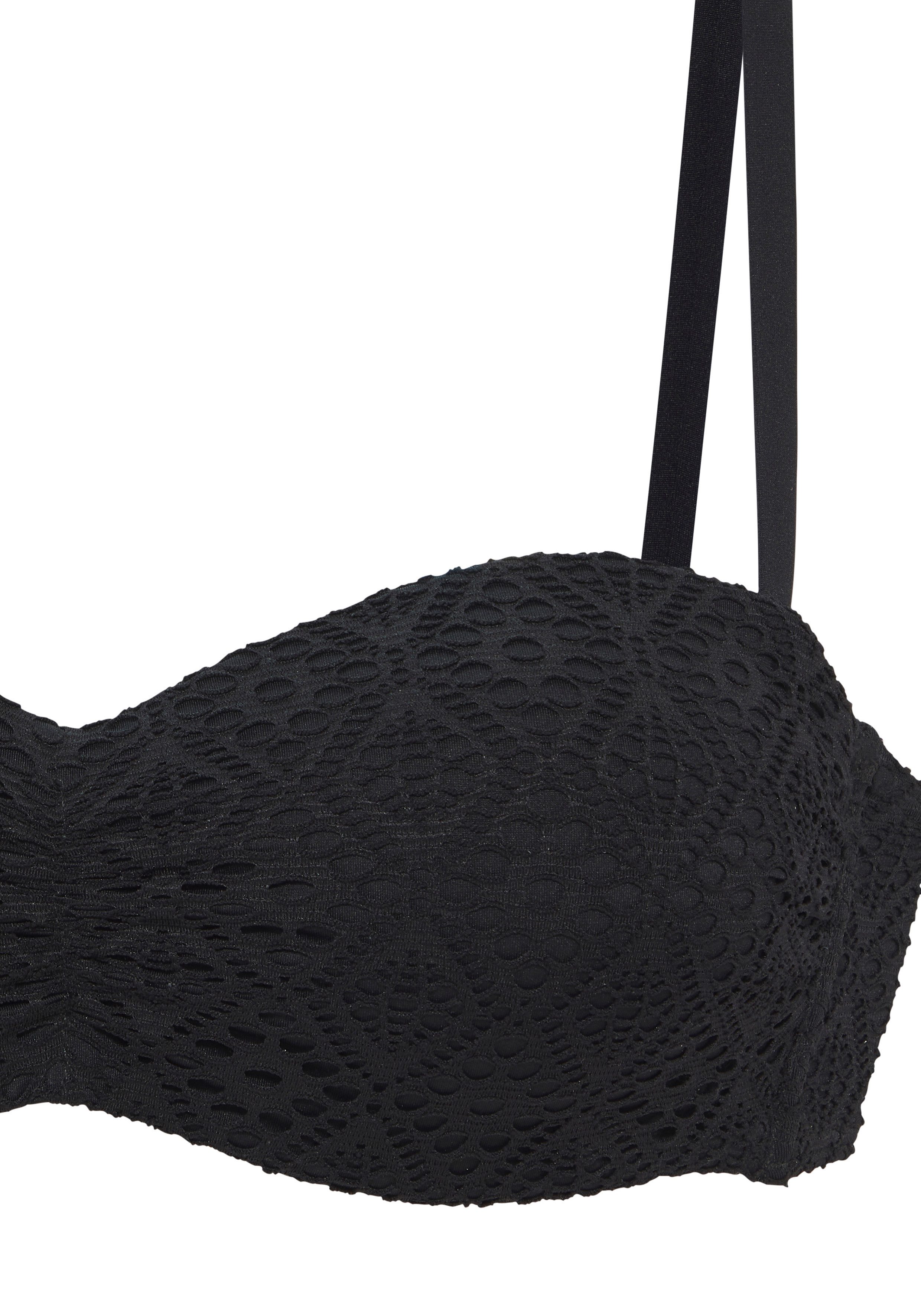 Buffalo Bügel-Bandeau-Bikini Bloopi in Häkeloptik – Bild 3 von 4
