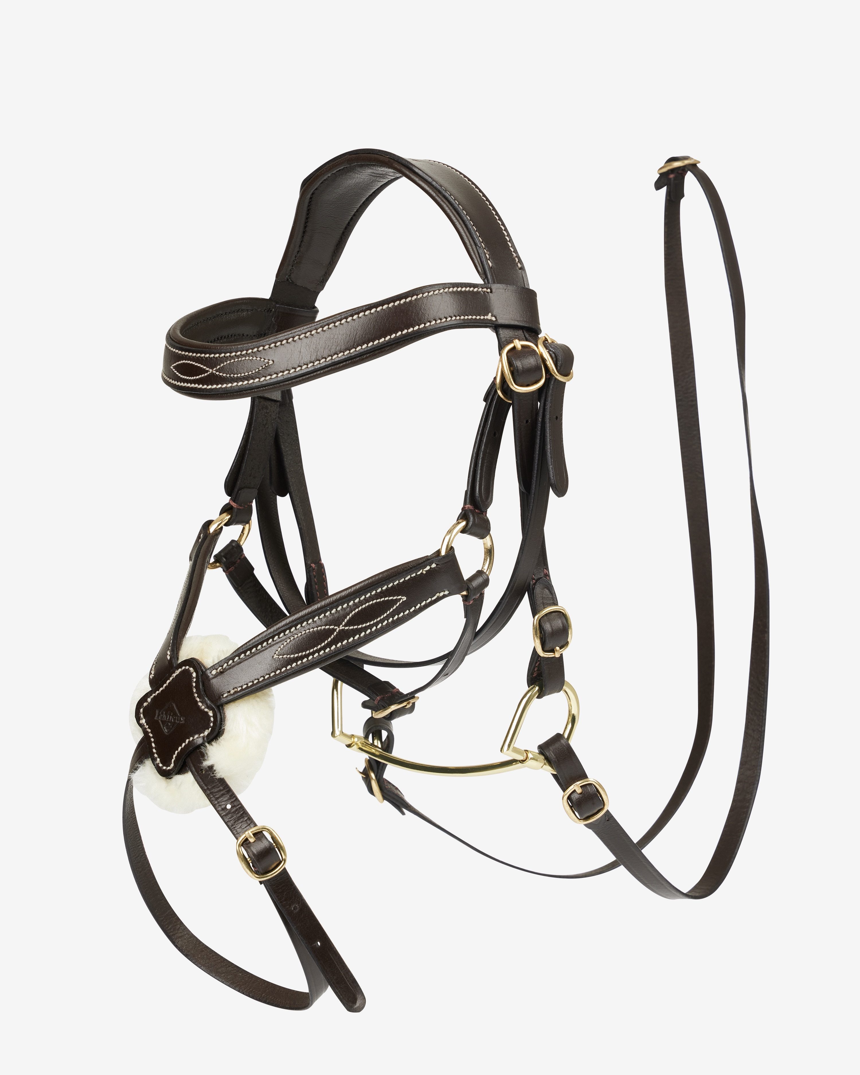 LeMieux Trensenzaum Hobby Horse Trense mex. in braun
