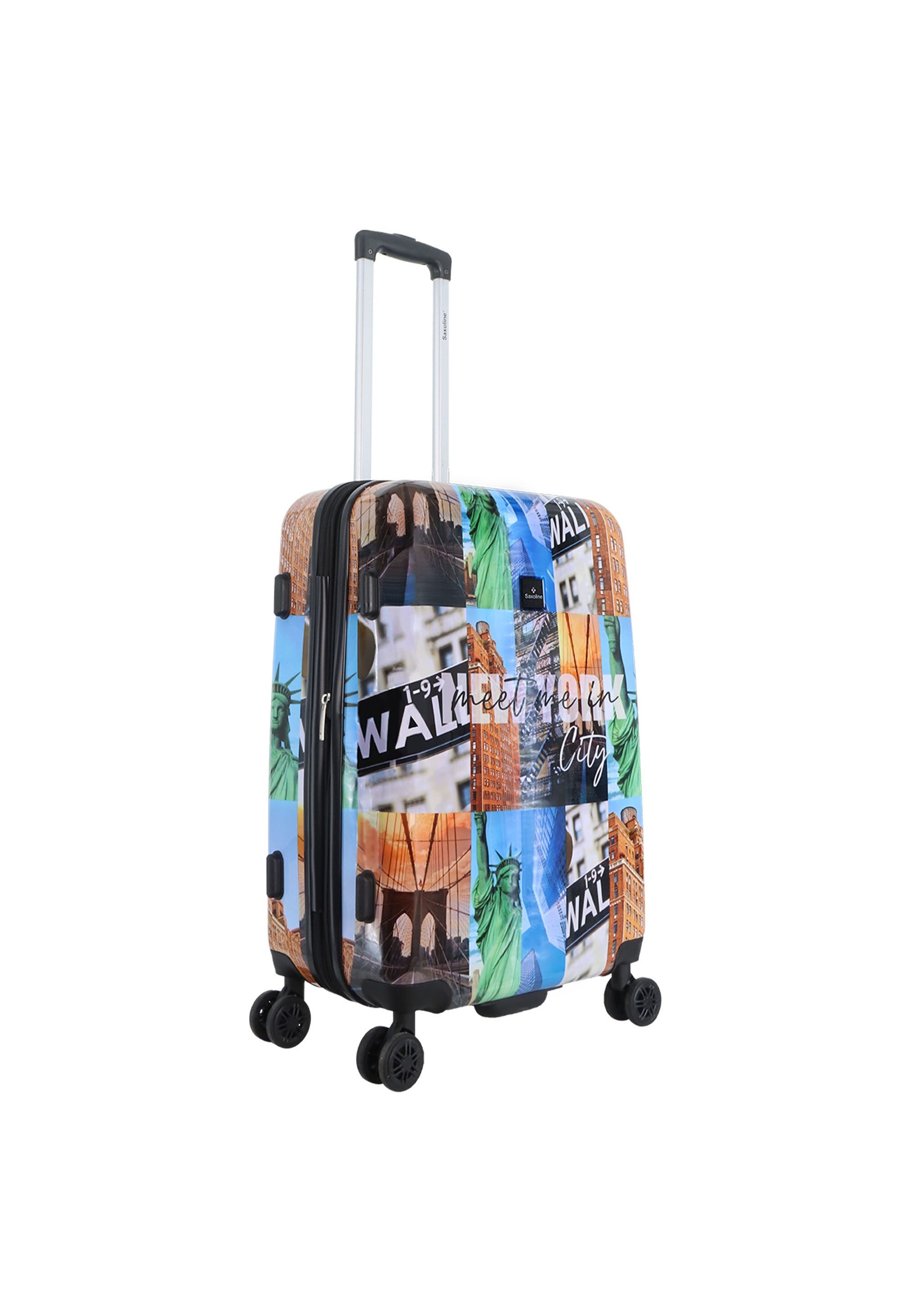 Saxoline® Koffer The Big Apple, aus robustem ABS/PC-Material