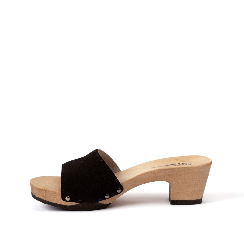 Softclox KELLY Kaschmir schwarz (hazelnut) Pantolette günstig online kaufen
