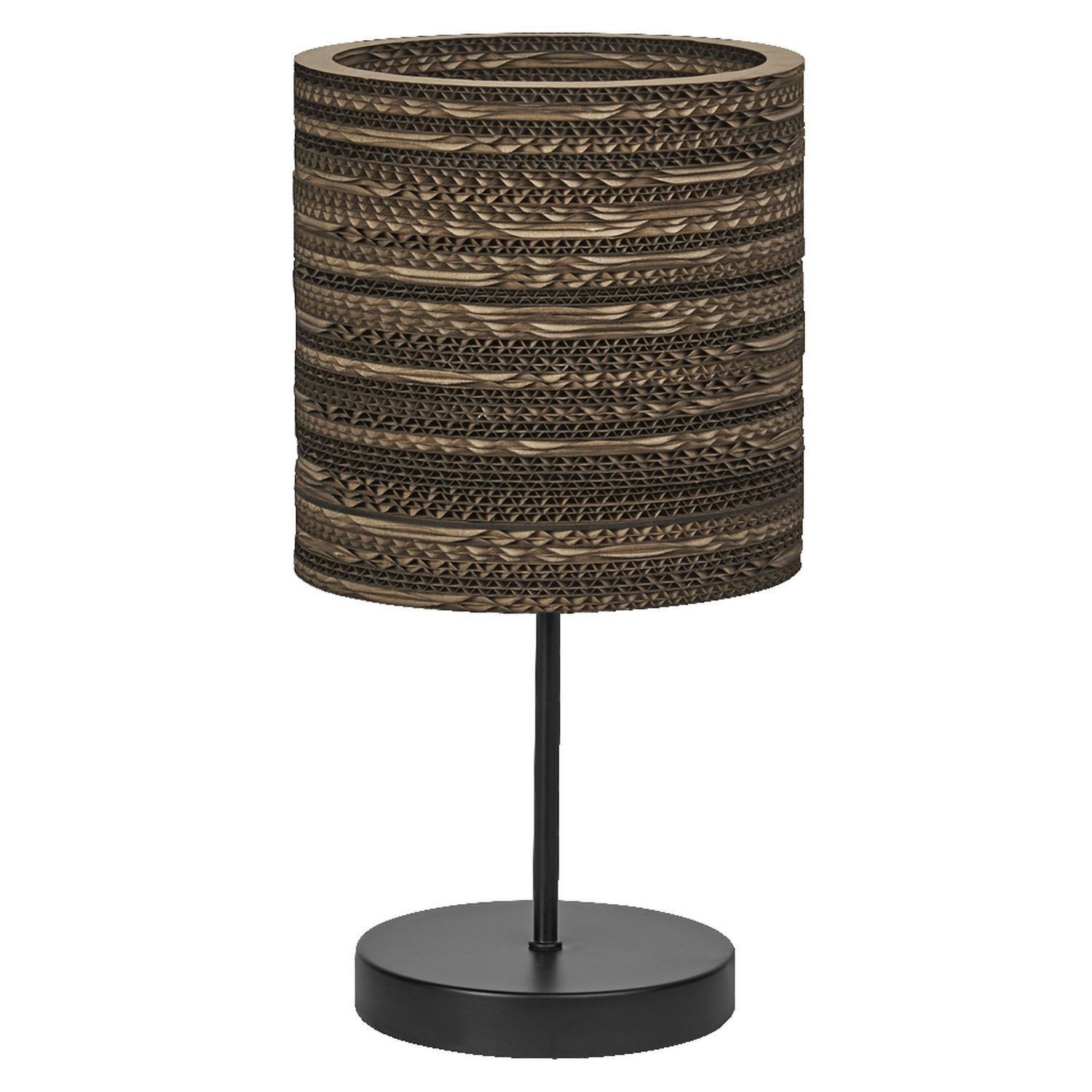 Licht-Erlebnisse Nachttischlampe GERA, ohne Leuchtmittel, E27 D: 20 cm rund 38.5 cm hoch Modern