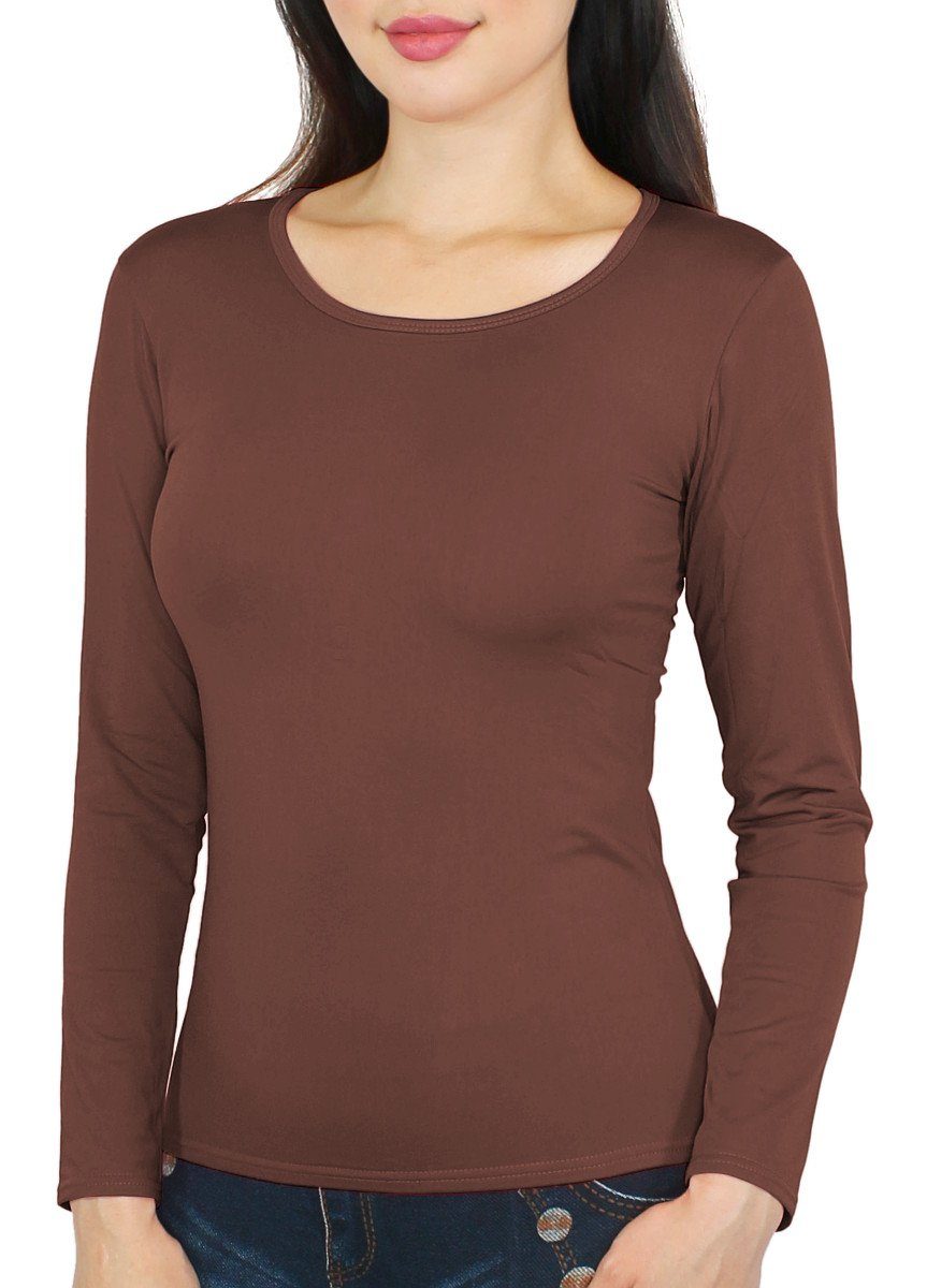 dy_mode Thermohemd Damen Thermo Langarmshirt Frauen günstig online kaufen
