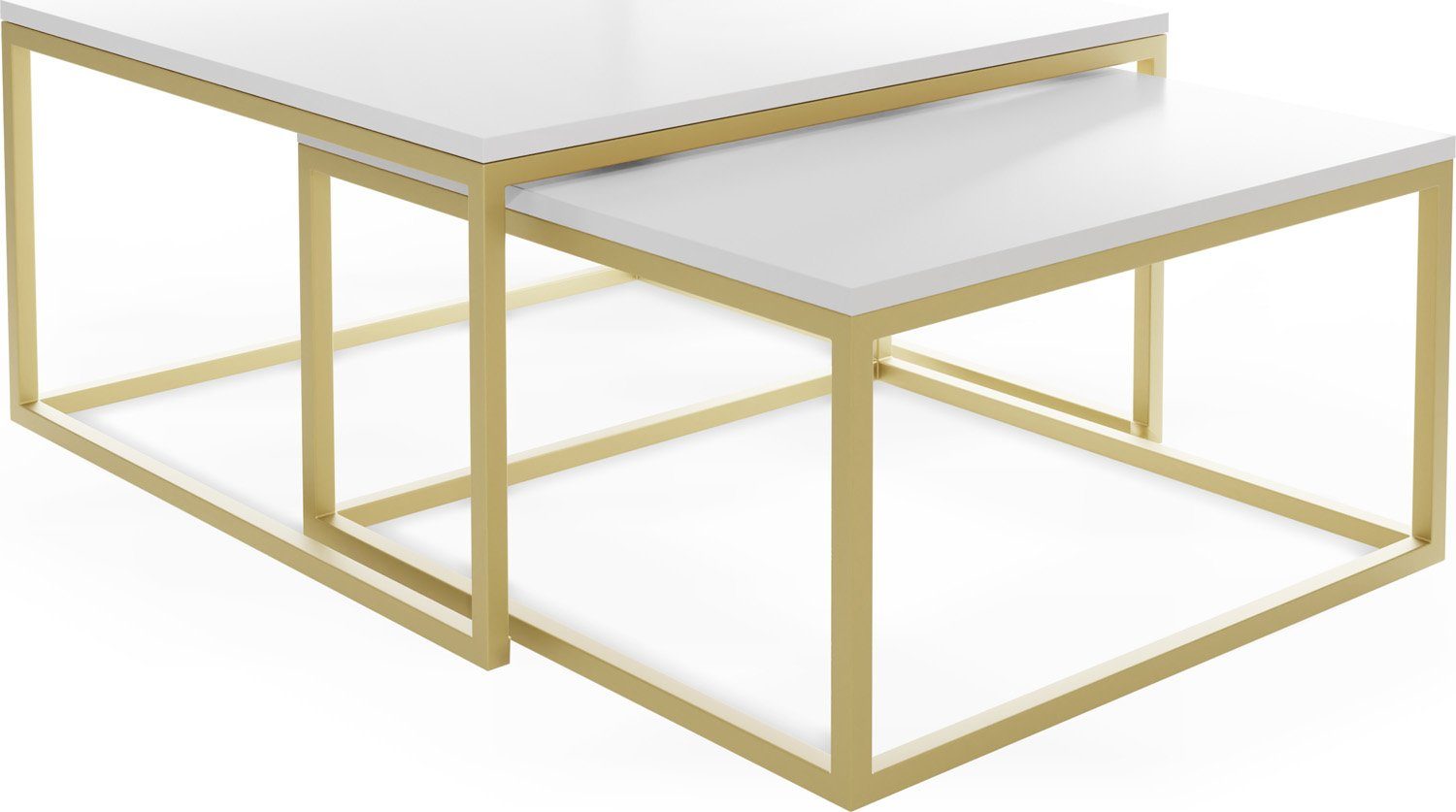 WFL GROUP Couchtisch Vella Gold günstig online kaufen