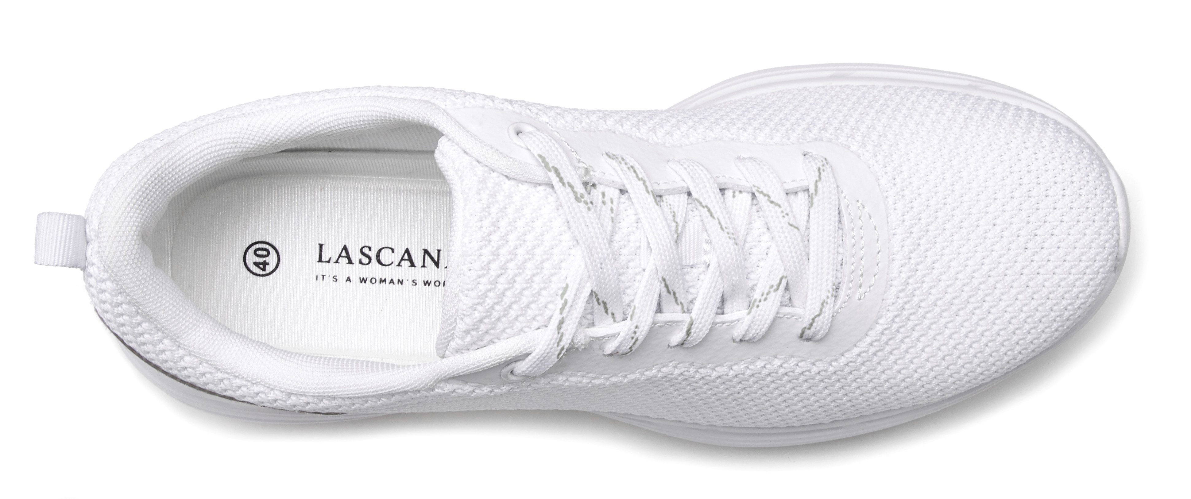 LASCANA Turnschuhe, Sneaker Schnürhalbschuh, Halbschuh, Freizeitschuh ultraleicht VEGAN