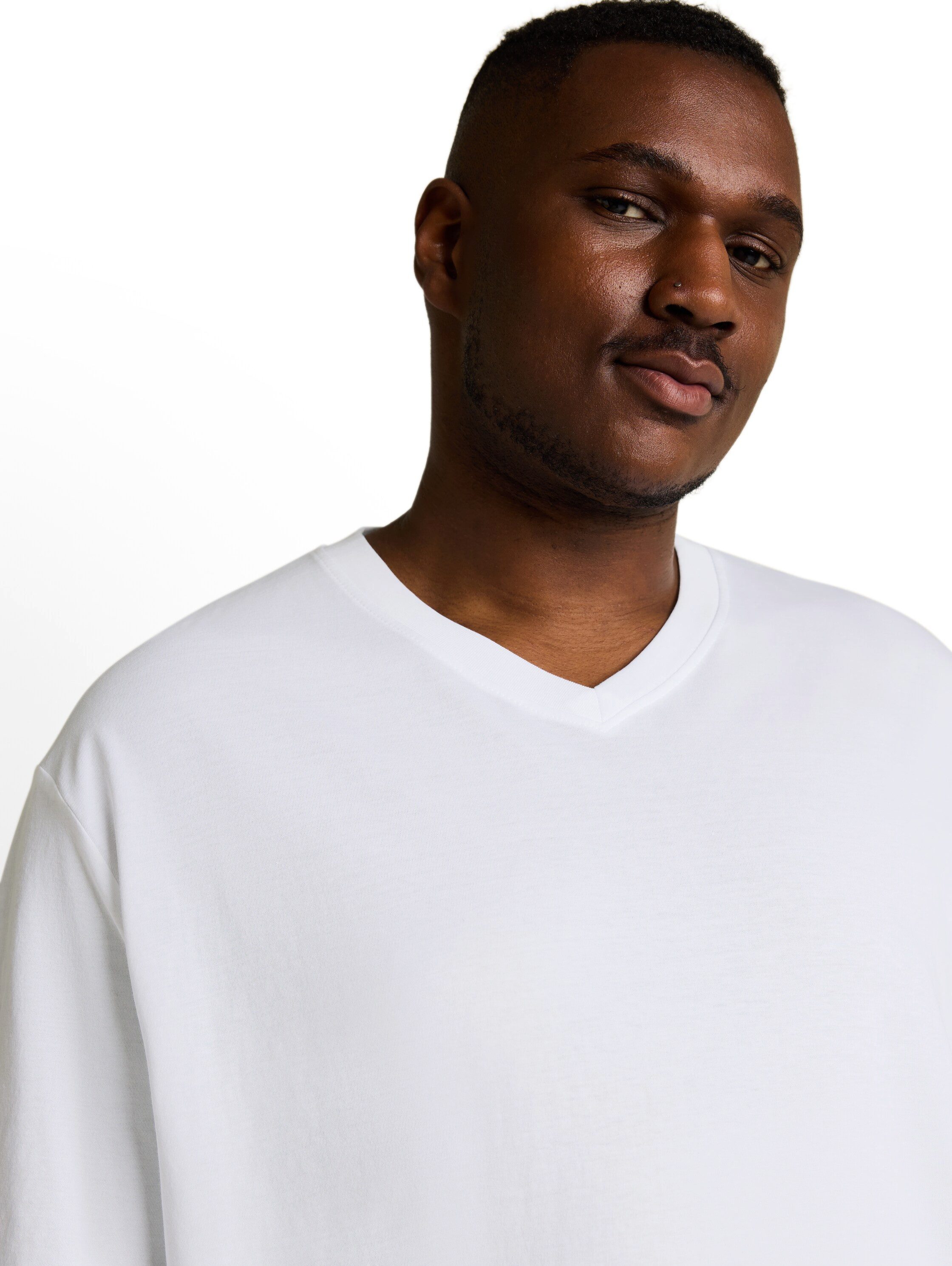 TOM TAILOR PLUS T-Shirt (Packung, 2er) im 2er Pack