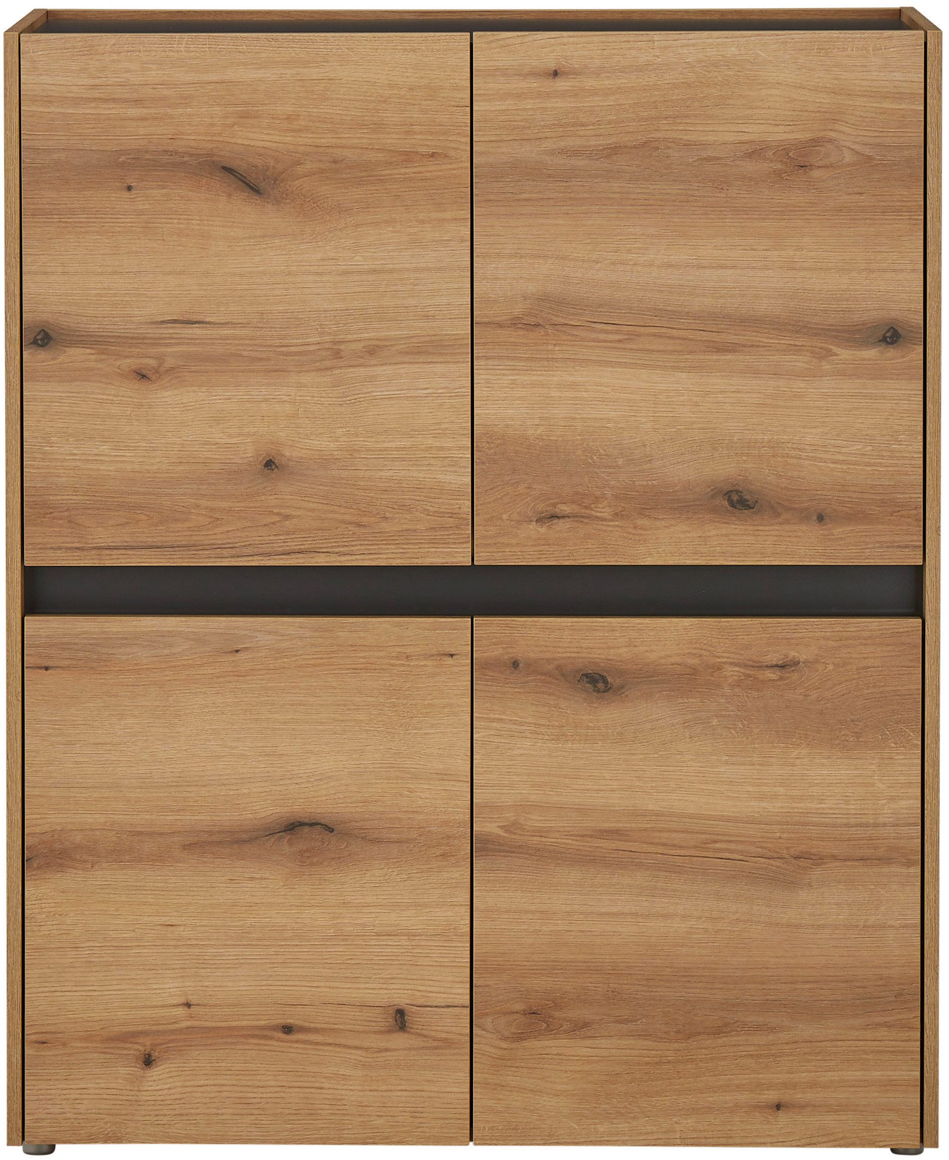 Home affaire Highboard City/Giron, moderner Schrank, Kommode, Stauraumschrank, Hochschrank, zeitlos, modern, ausreichend Stauraum, vielseitig einsetzbar