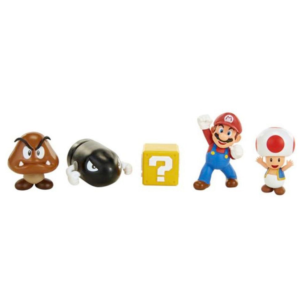Super Mario Actionfigur Nintendo Super Mario Acorn Plains Multi-Pack, 6,5 cm