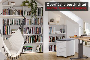 bümö Aktenregal basic Regal, Büroregal - 5 Ordnerhöhen, Dekor: Nussbaum