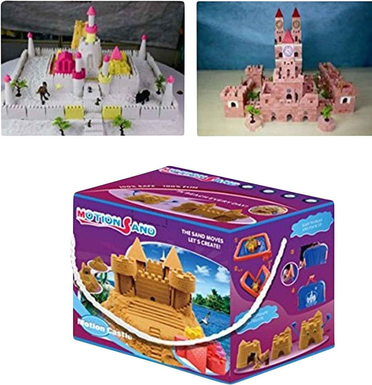 Luna24 simply great ideas... Sandform-Set 2000 Gramm Motion Sand inkl. Ritterburgset, Bewegungssand, Fliesssand., (8-tlg)